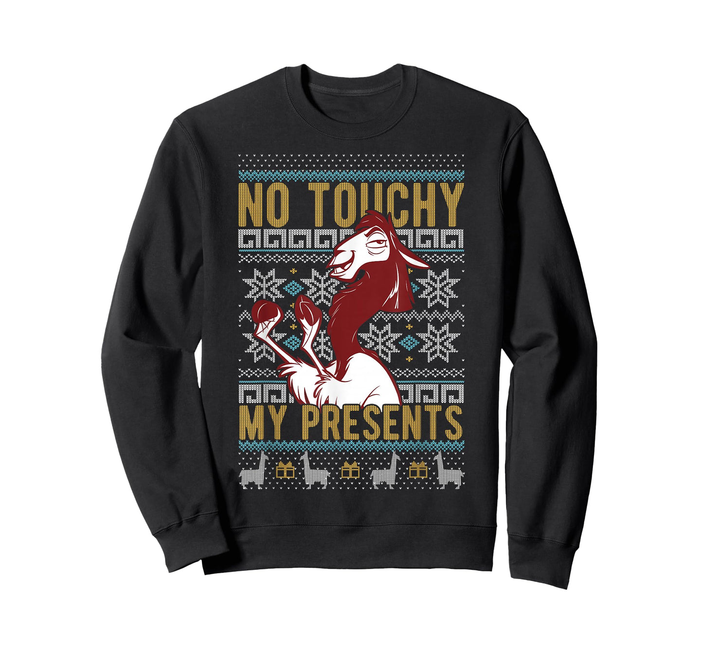 Disney Emperor's New Groove Kuzco No Touchy Ugly Christmas T-Shirt