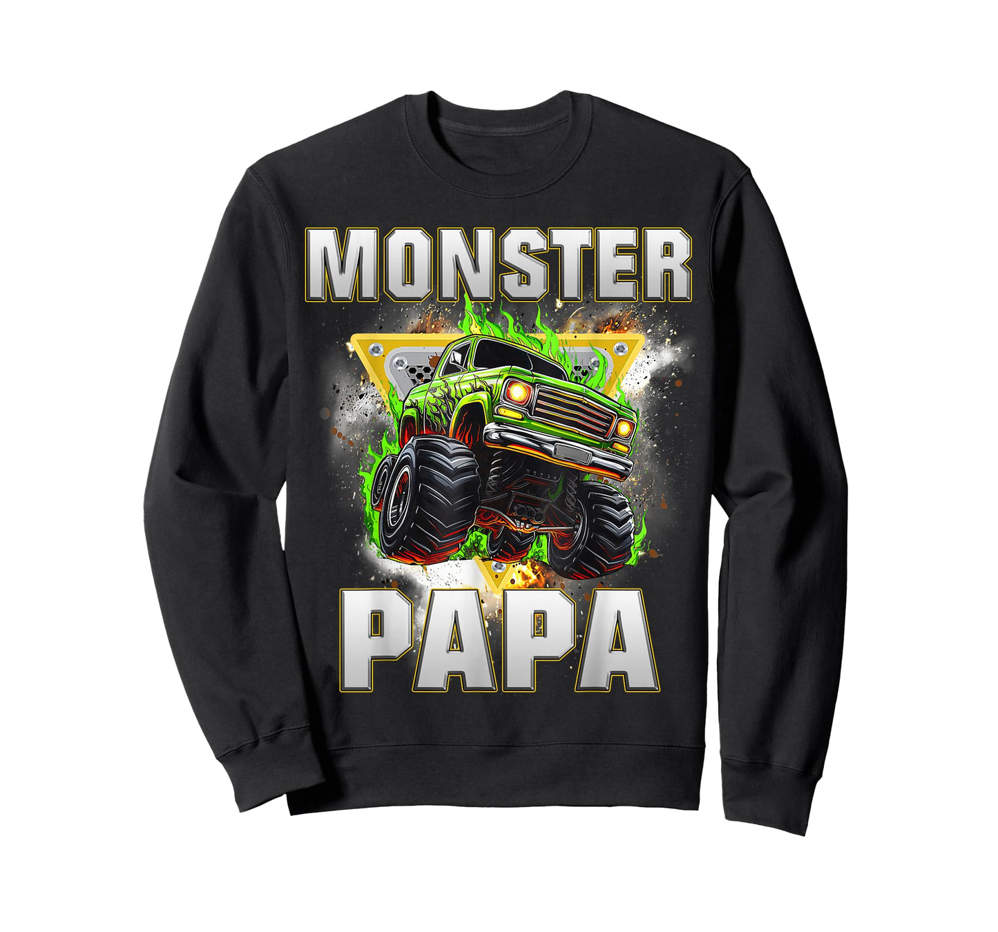 Monster Truck Papa Monster Truck Are My Jam Boys Kids T-Shirt