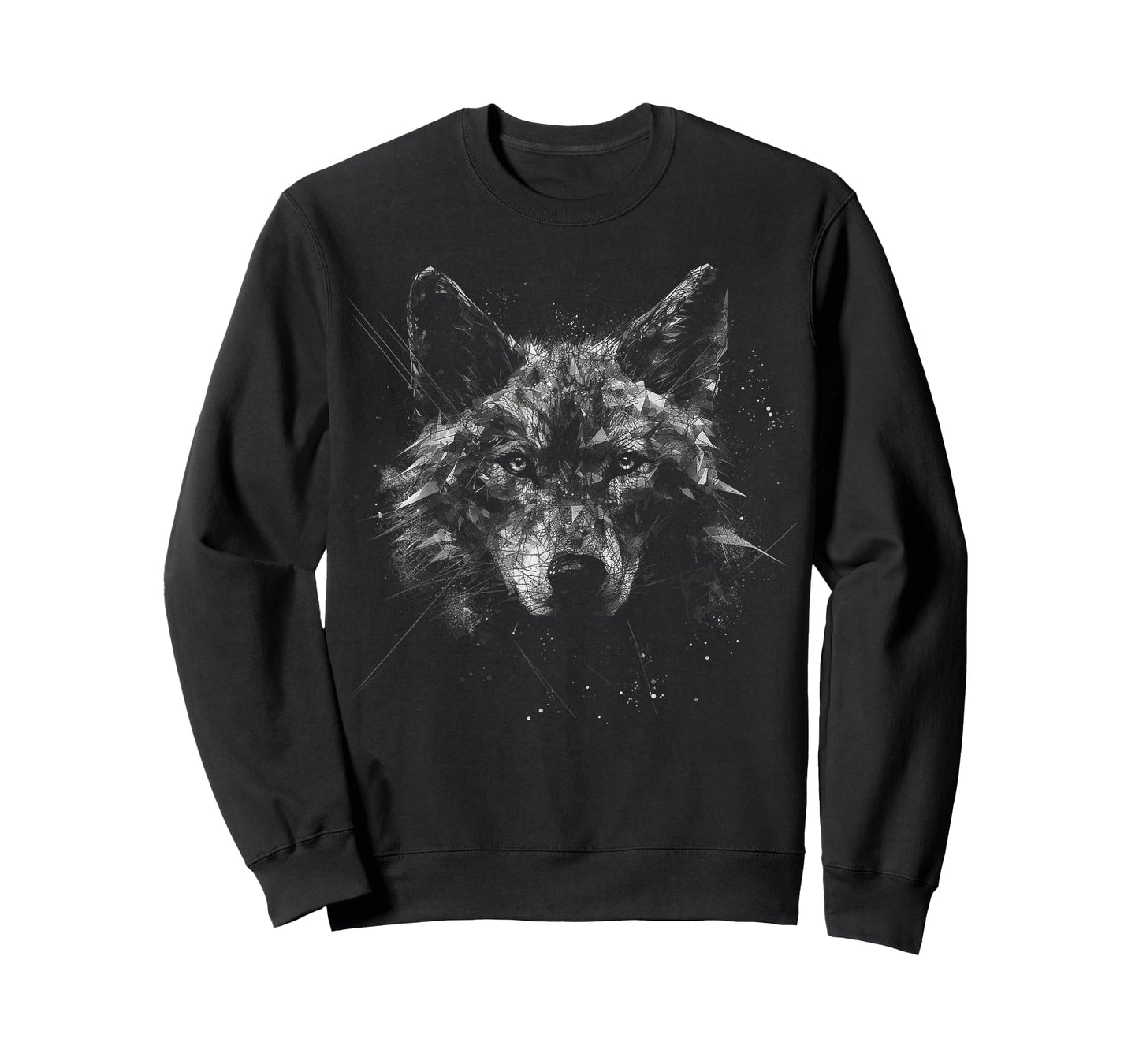 Wolf Art - Animal Lover Motif Wolf T-Shirt