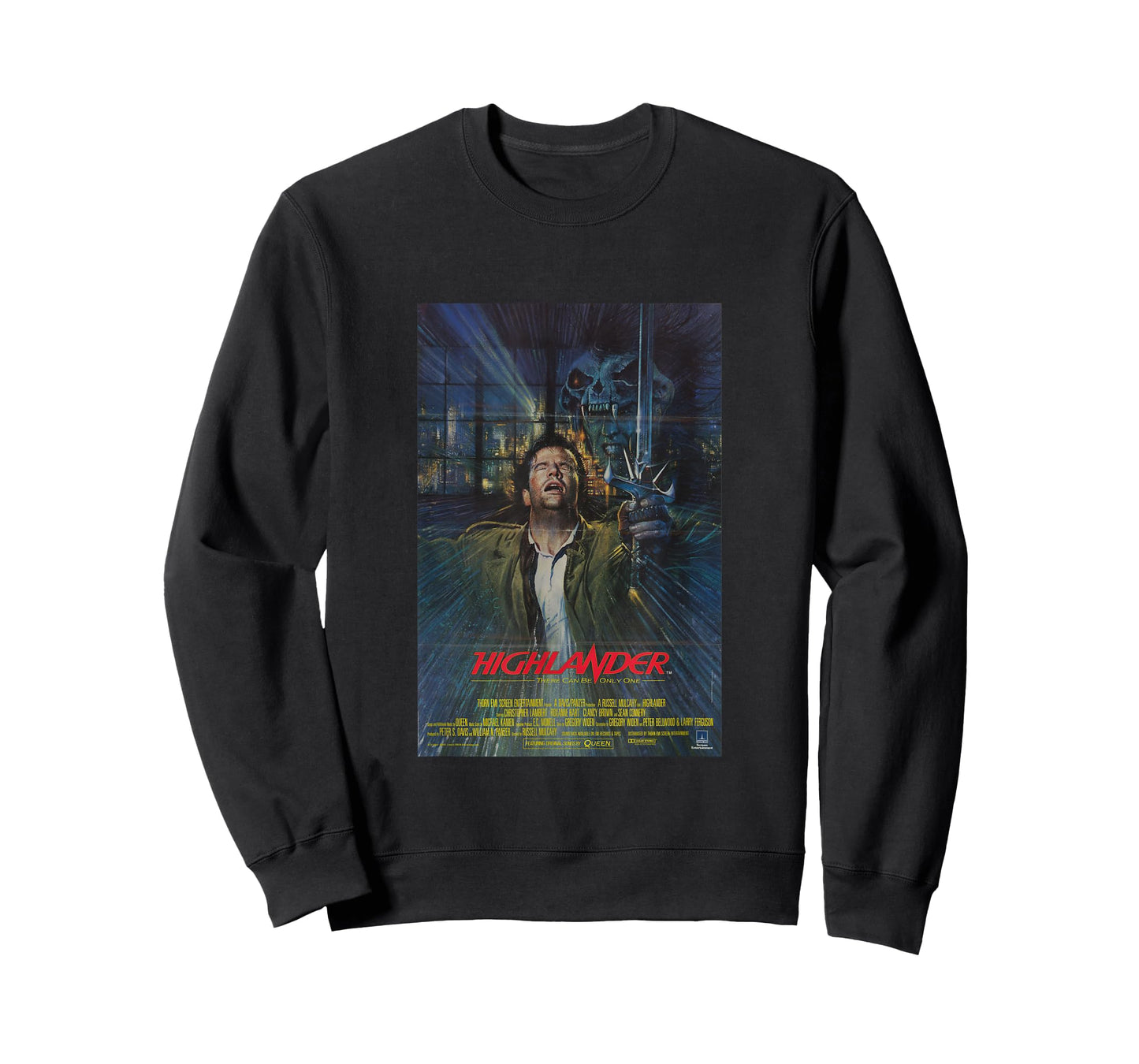 Highlander 1986 Movie Poster Montage T-Shirt