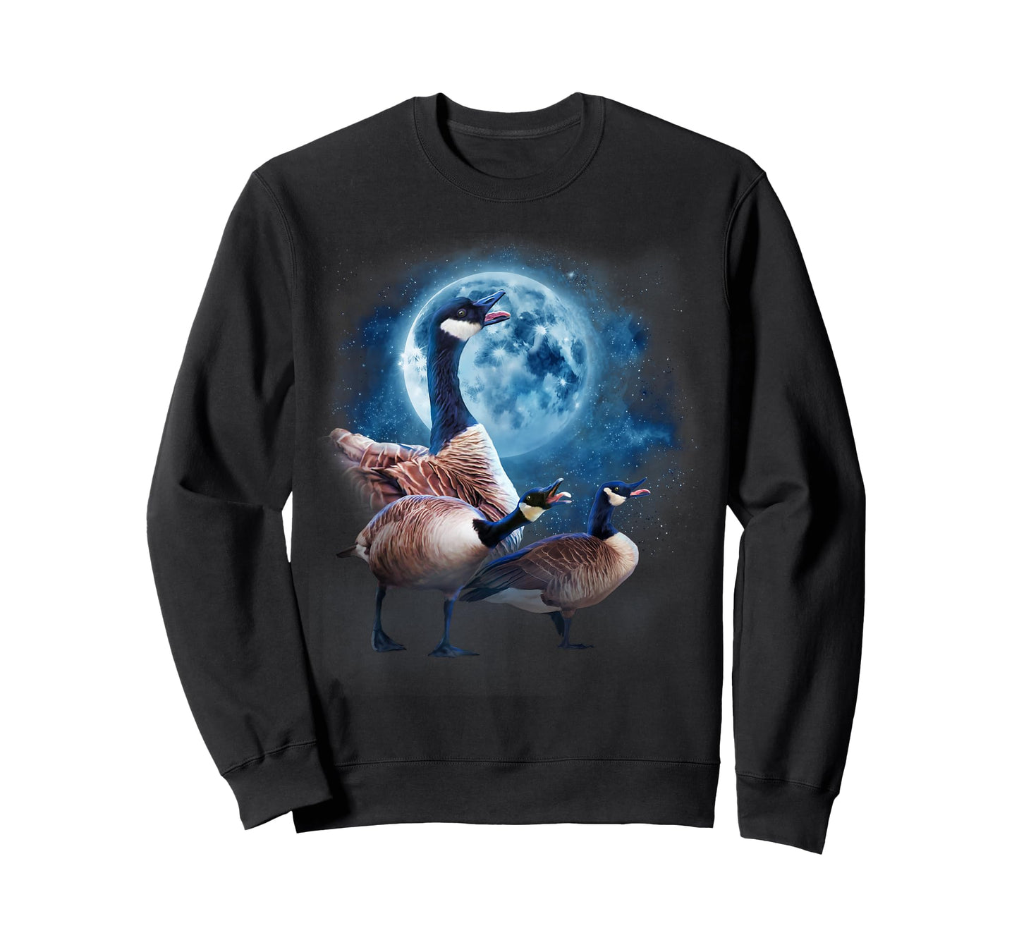 Canadian Goose Shirt - Howling at the Moon Silly Goose T-Shirt