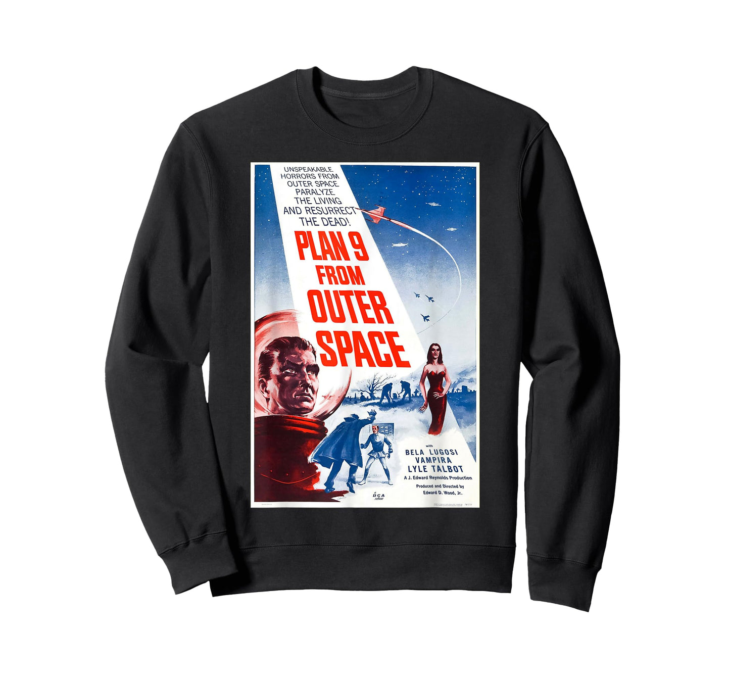 Plan 9 From Outer Space Vintage Poster T-Shirt T-Shirt