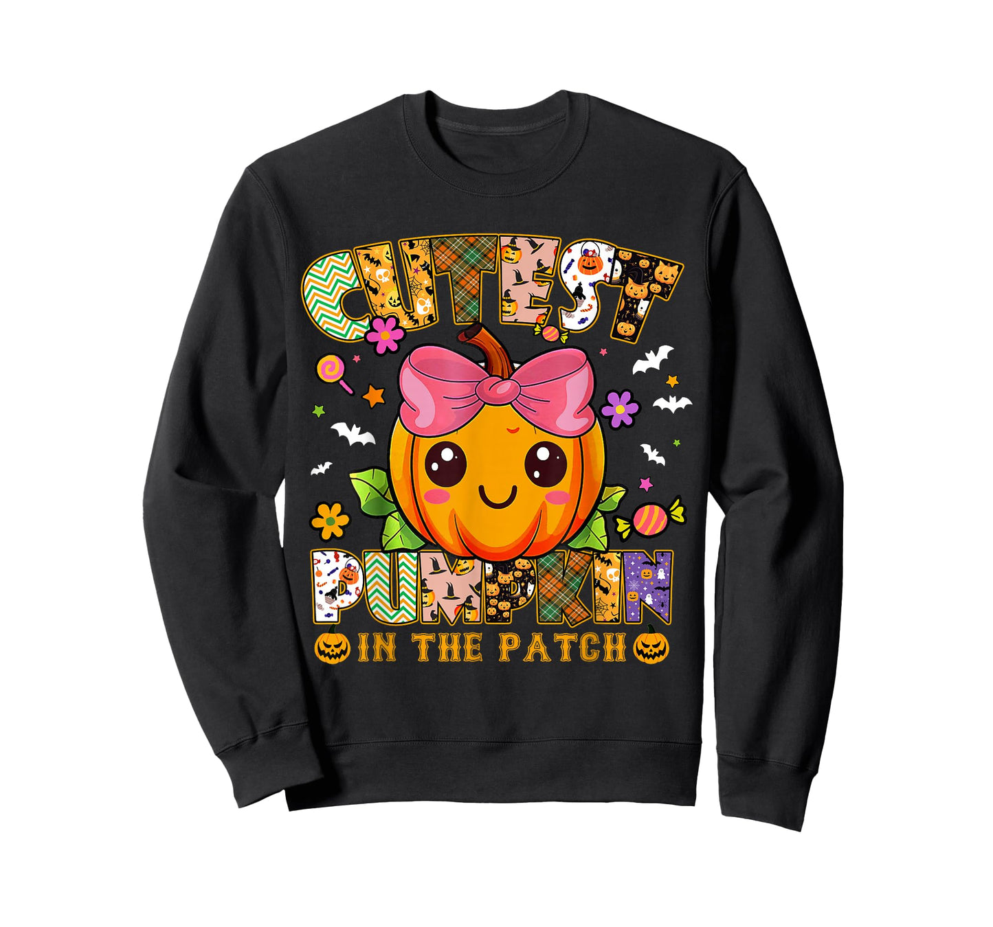 Coquette Cutest Pumpkin in The Patch Halloween Costume Girl T-Shirt