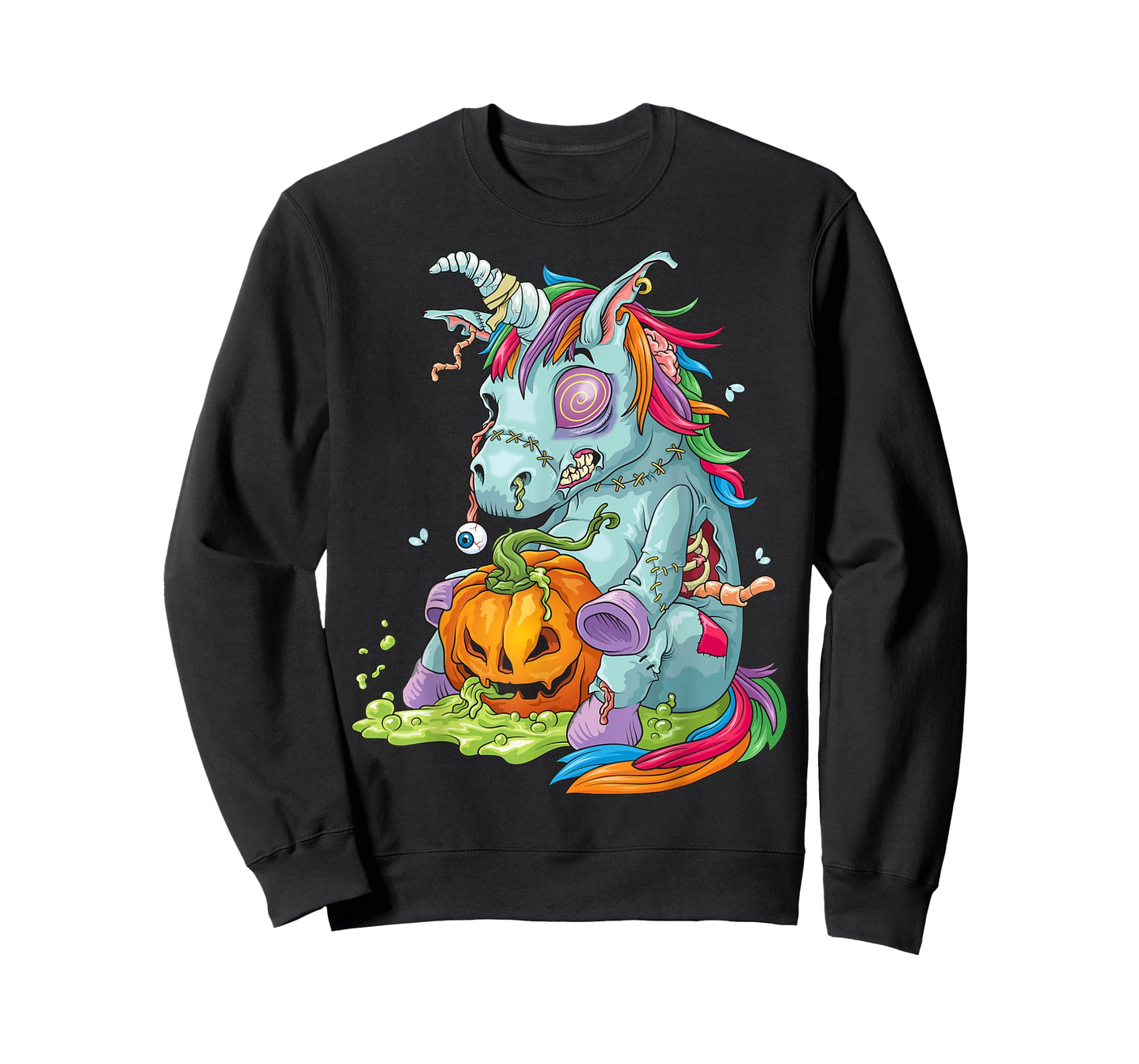 Zombie Unicorn Shirt - Undead Zombiecorn Halloween Costume T-Shirt