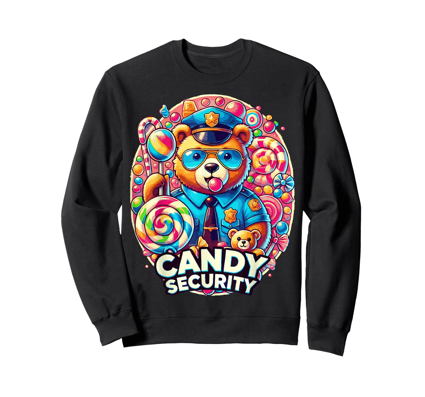 Candy Security Candyland Halloween Costume Kids Teens Adult T-Shirt