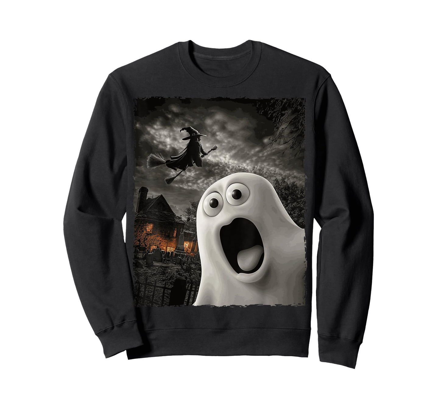 Funny Boo Ghost Witch Halloween Costume T-Shirt