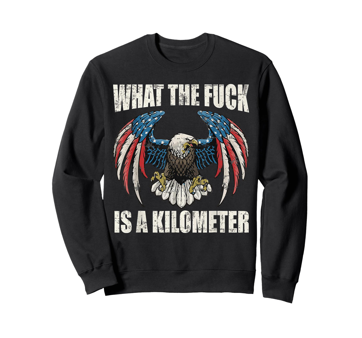 WTF What The Fuck Is A Kilometer George Washington July 4th T-Shirt