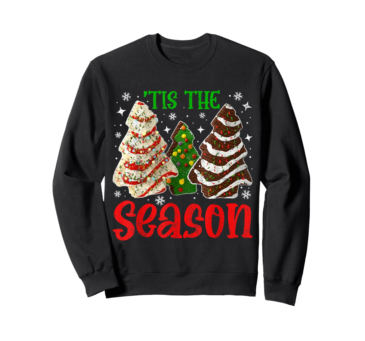 Retro Tis The Season Christmas Tree Cakes T-Shirt