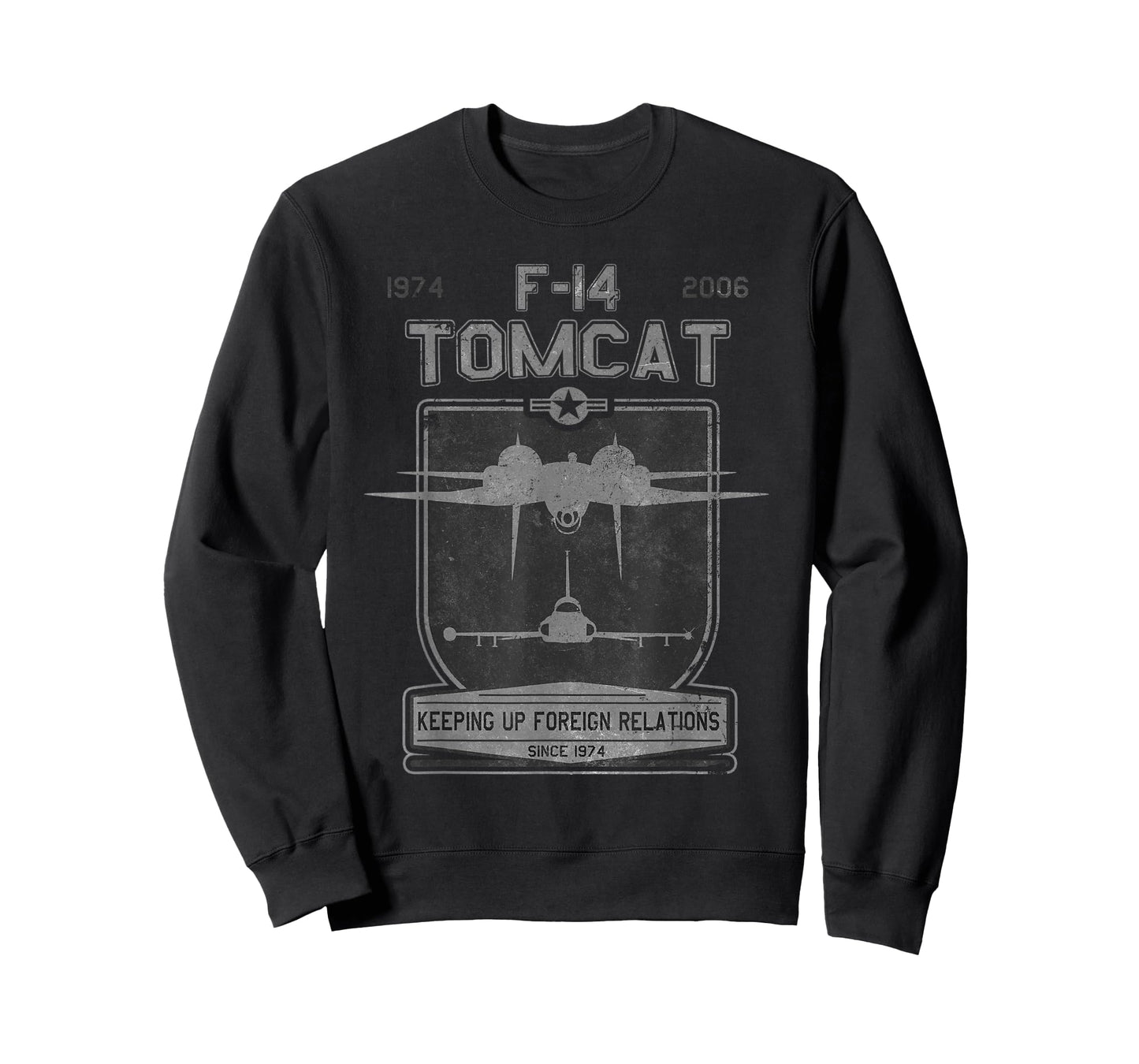 F-14 Tomcat Jet Keeping Up Foreign Relations T-shirt Men Women Girls Kids T-Shirt
