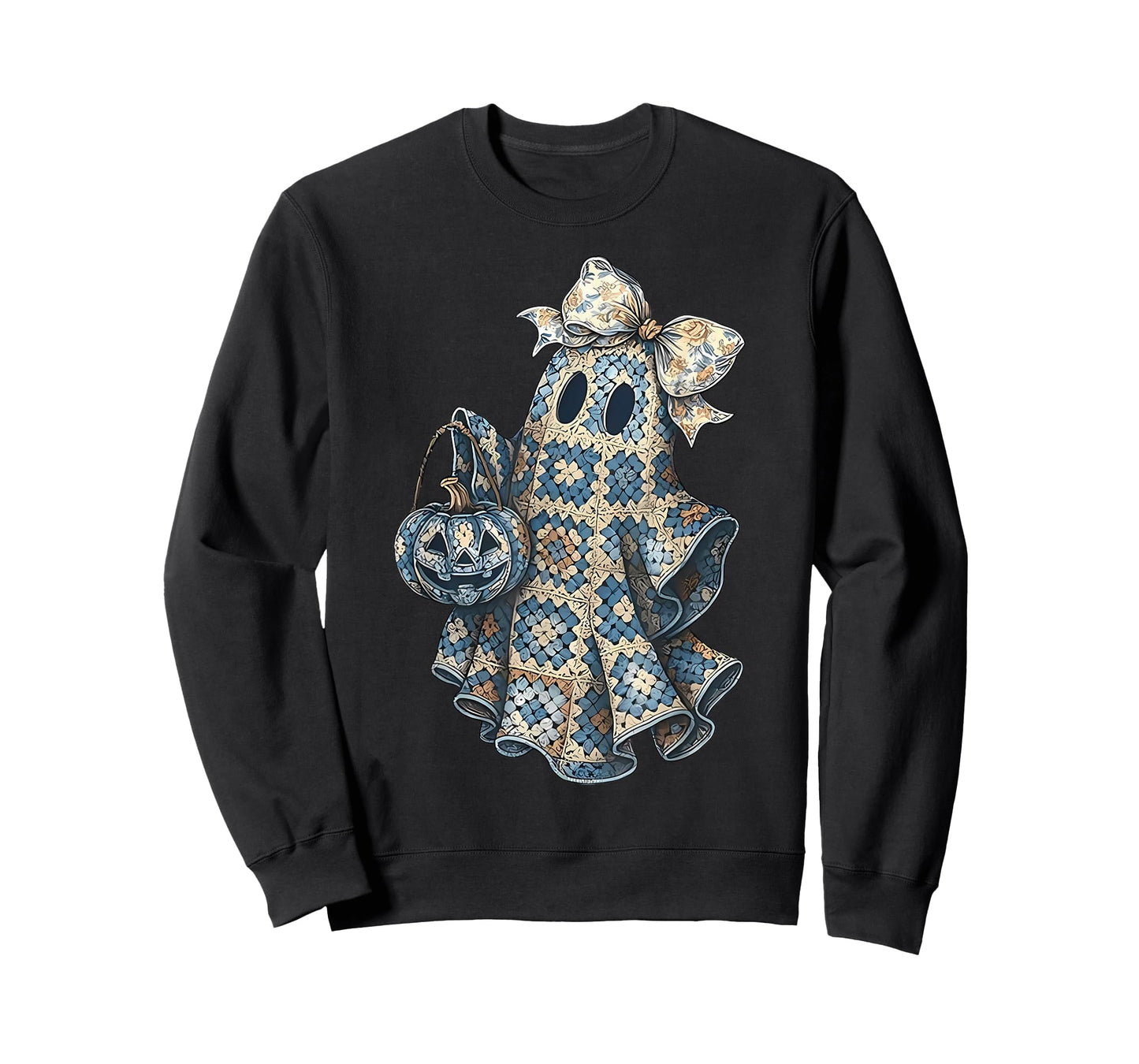 Ghost Coquette Crocheting Yarn Knitting Crafting Halloween T-Shirt