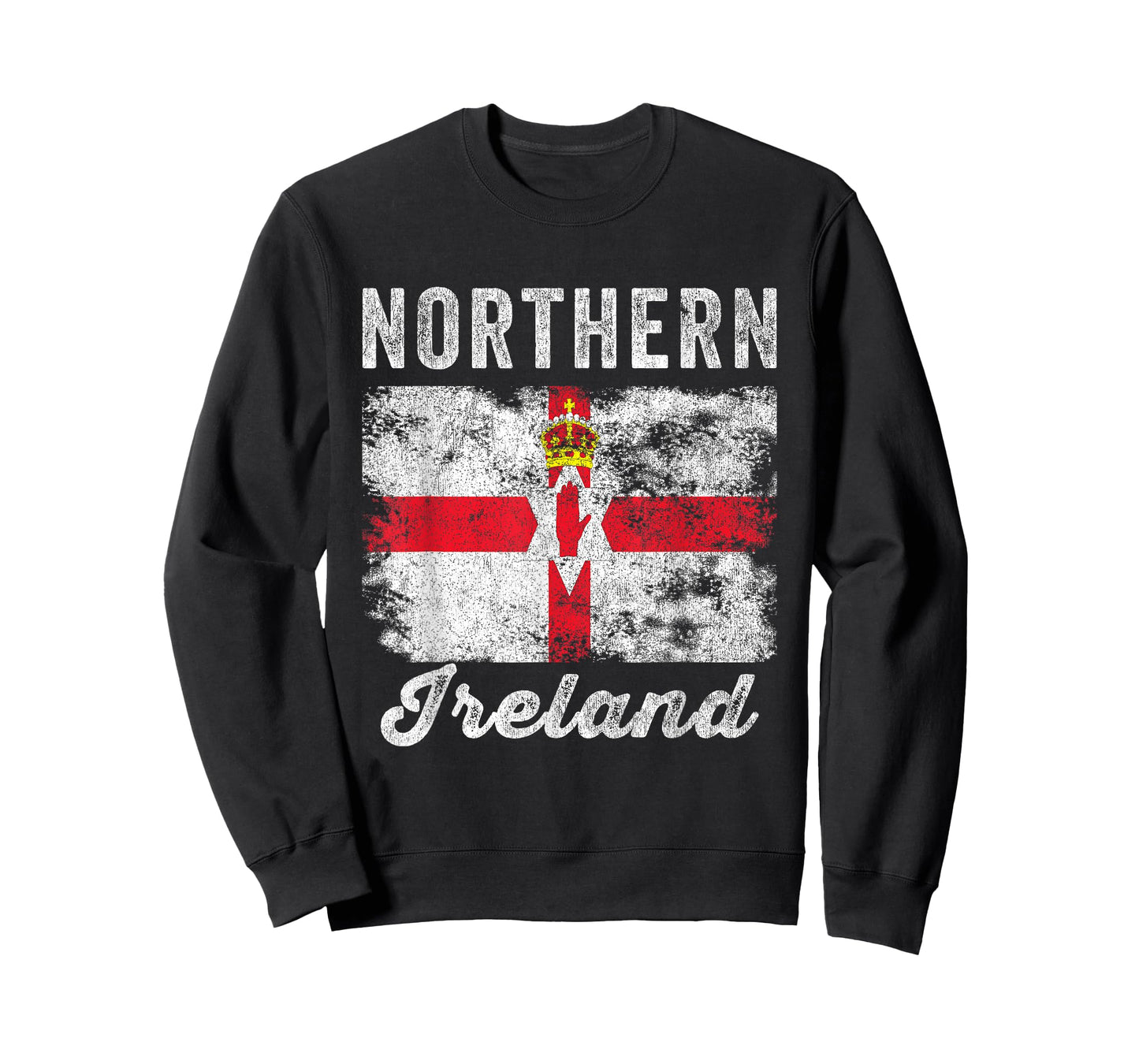 Northern Ireland Flag Distressed - Northern Irish Flag T-Shirt