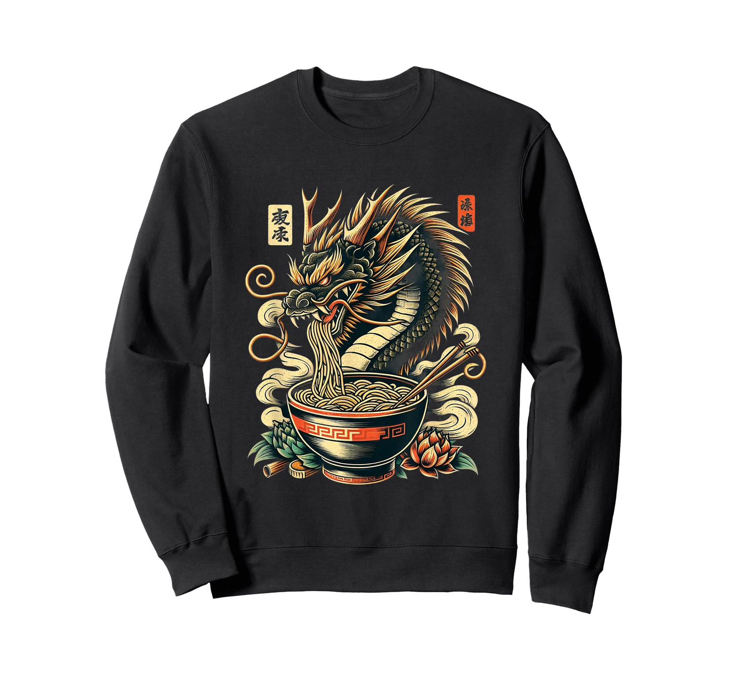 Dragon Ramen Kawaii Neko Japanese Noodles Aesthetic T-Shirt