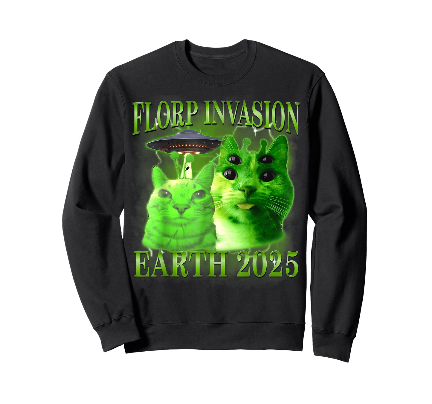 Gnarp Cat Silly Alien Cat Meme Funny Silly Cat Men Women T-Shirt