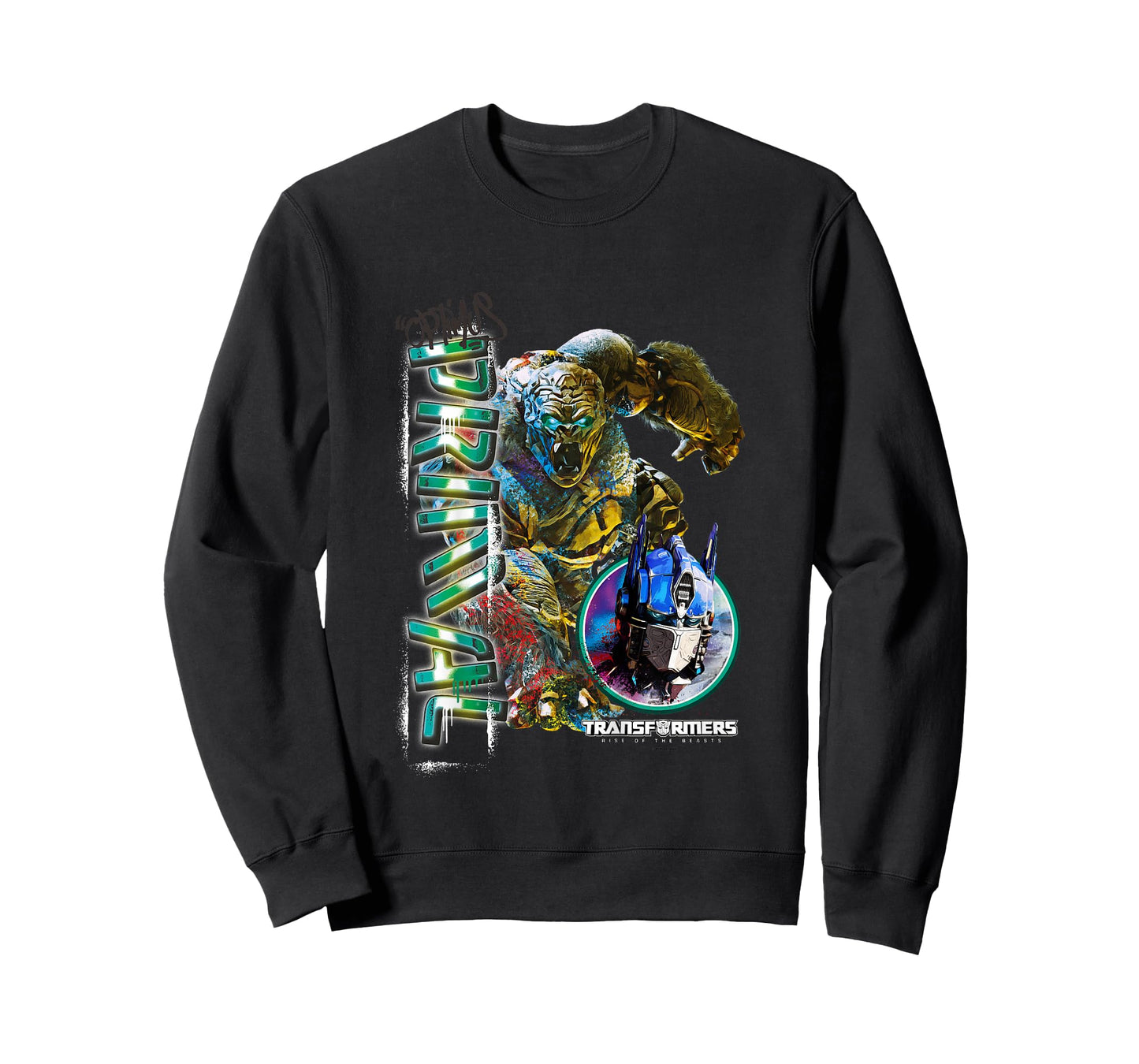 Kids Transformers: Rise of the Beasts Optimus Primal Urban Style T-Shirt