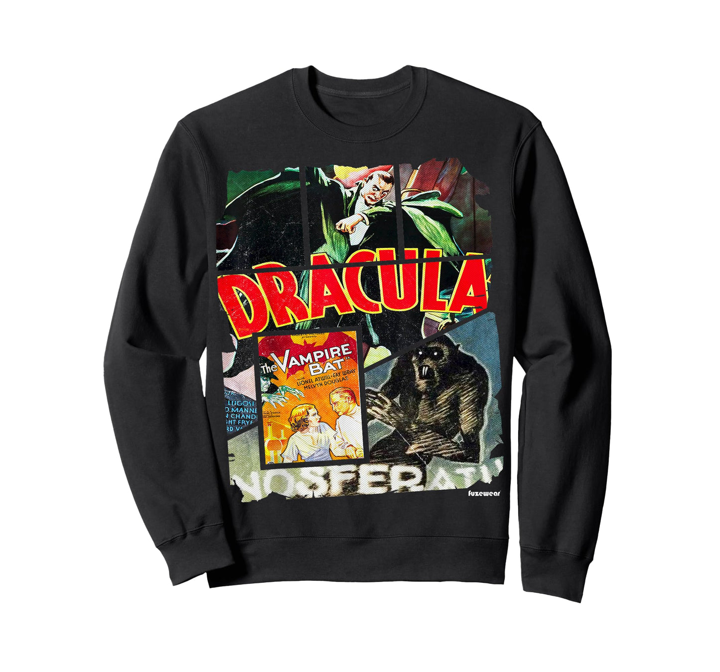 Vintage Style Horror Nosferatu Movie Poster Collage T-Shirt T-Shirt