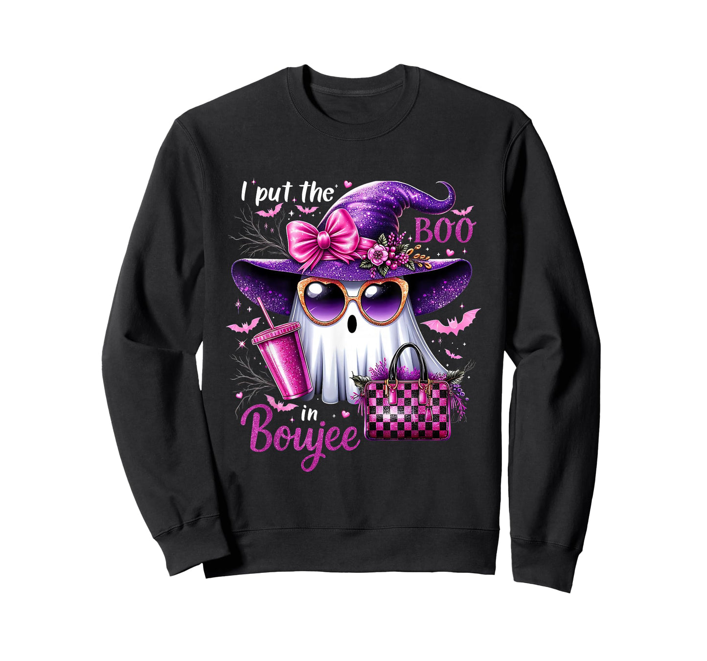 I Put Boo in Boujee Halloween Spooky Season Halloween Ghost T-Shirt
