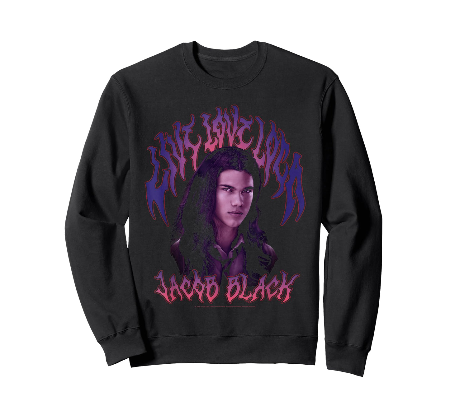 Twilight Live Love Loca Jacob Heavy Metal Werewolf Movie T-Shirt