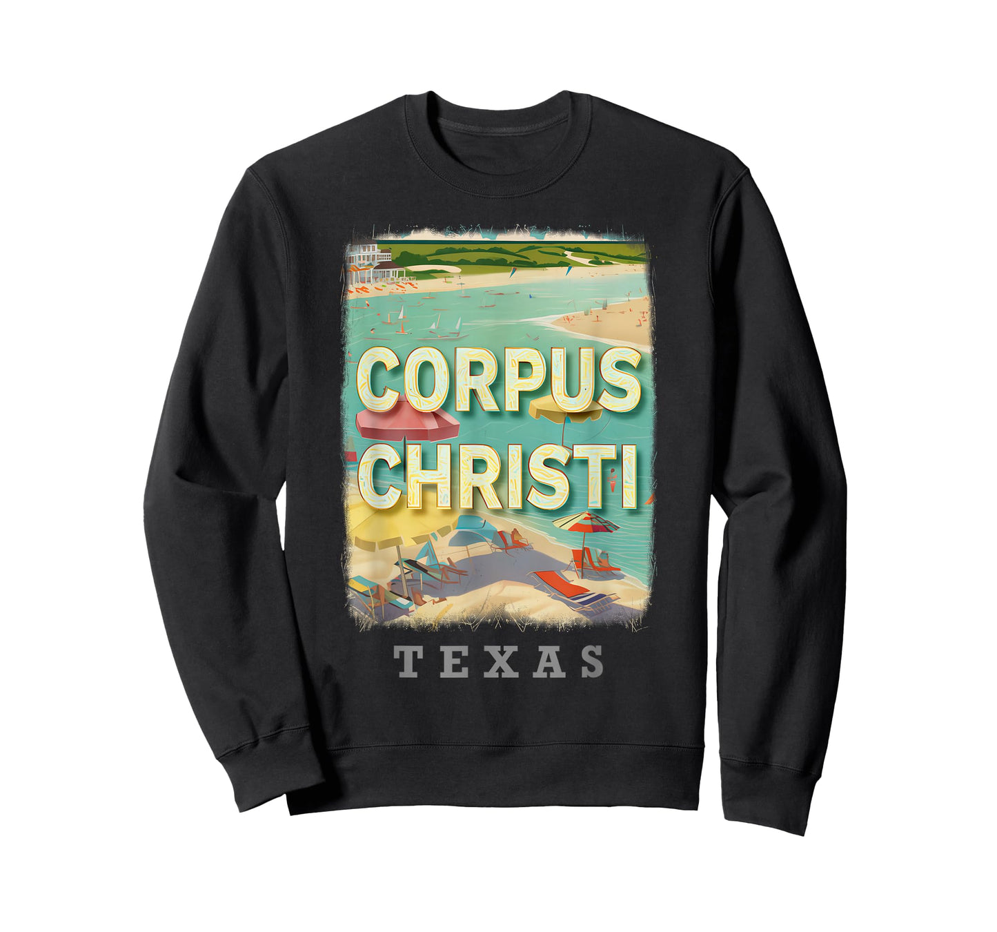 Corpus Christi Texas TX Beachside Bliss SD690 T-Shirt