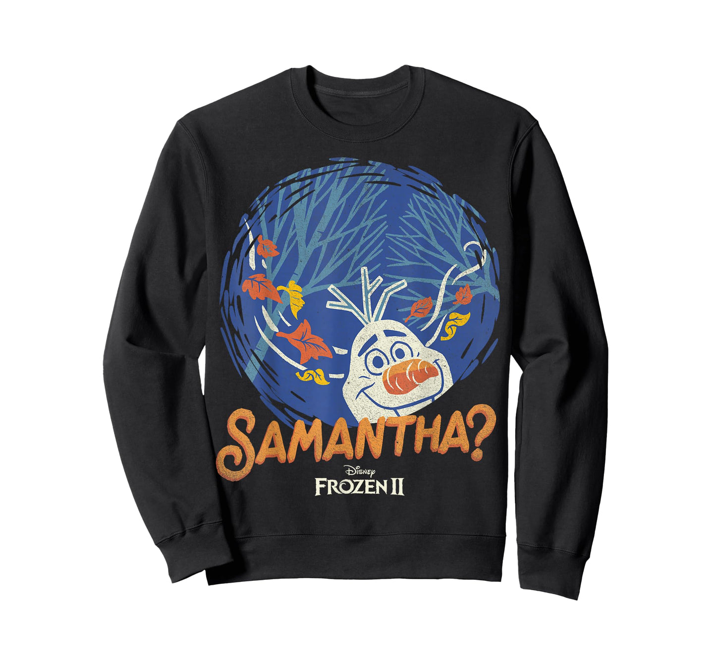 Disney Frozen 2 Olaf Samantha Circle Portrait T-Shirt