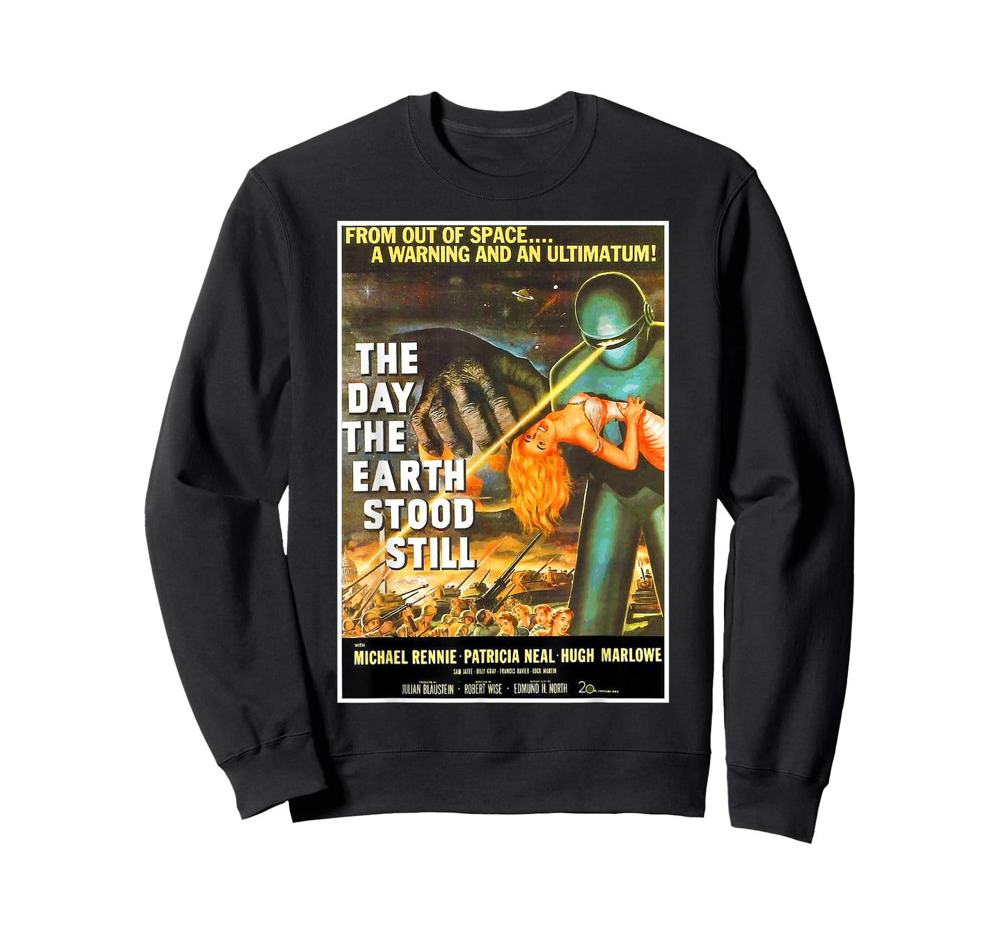 Sci Fi Robot Halloween Earth Invasion Science Fiction Space T-Shirt