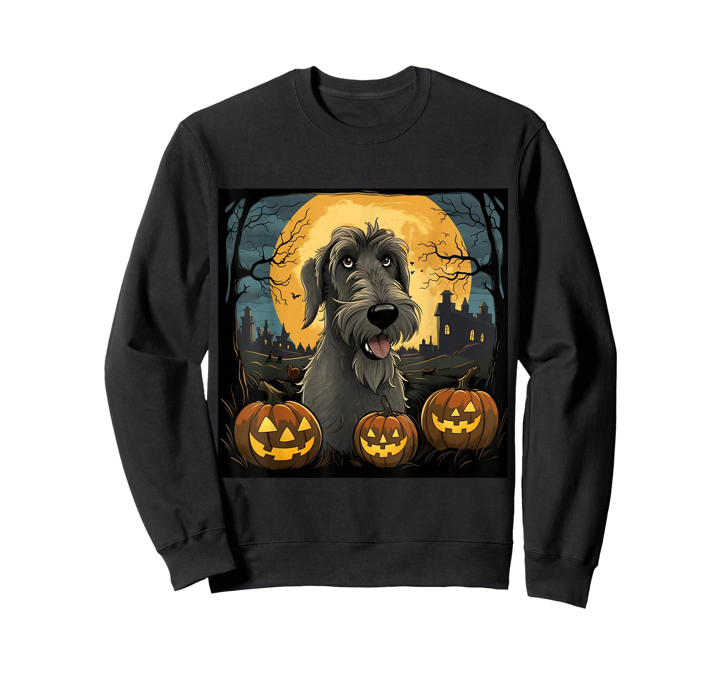 Halloween Irish Wolfhound - Irish Wolfhound Halloween T-Shirt