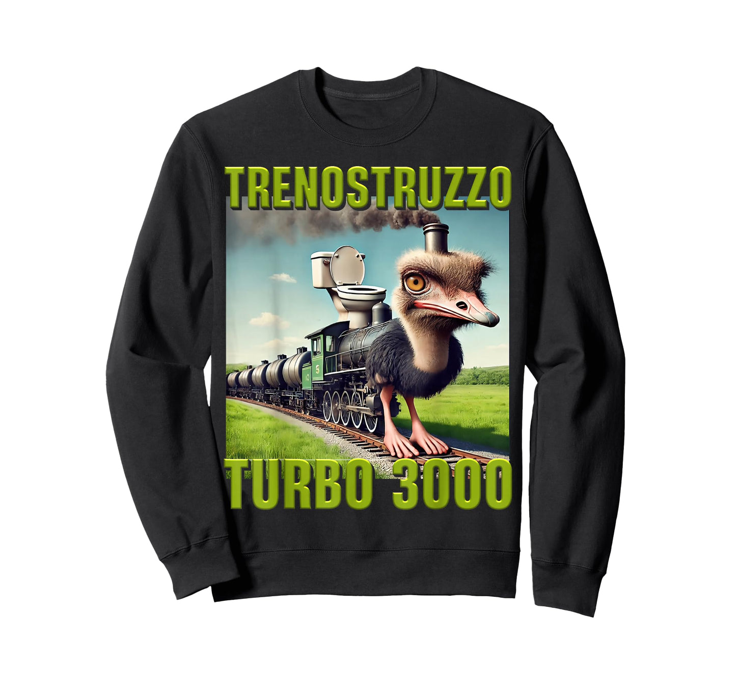 Brainrot Newcomer 2025 Trenostruzzo Turbo 3000 AI Gen T-Shirt