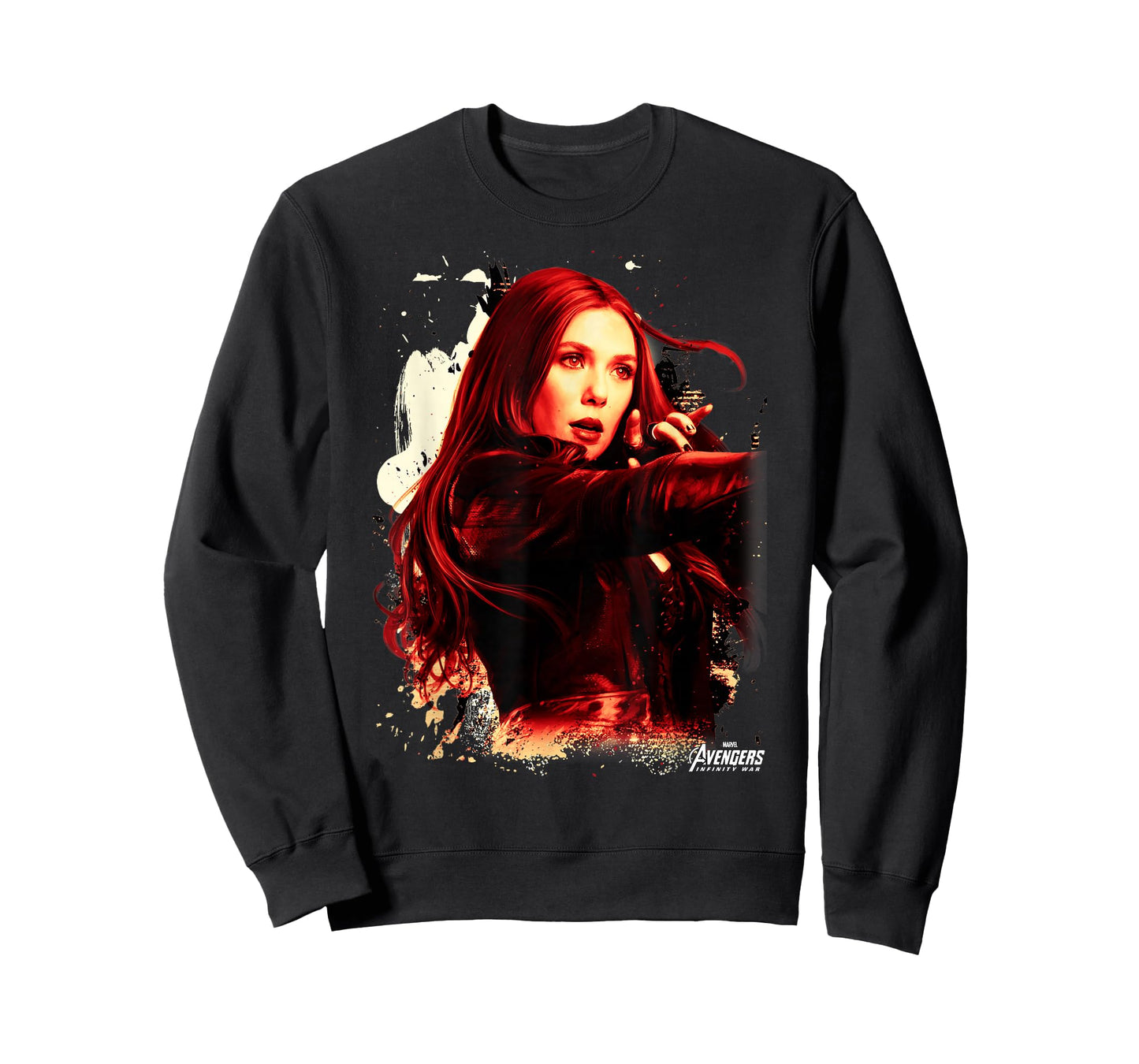 Marvel Infinity War Scarlet Witch Portrait Graphic T-Shirt T-Shirt