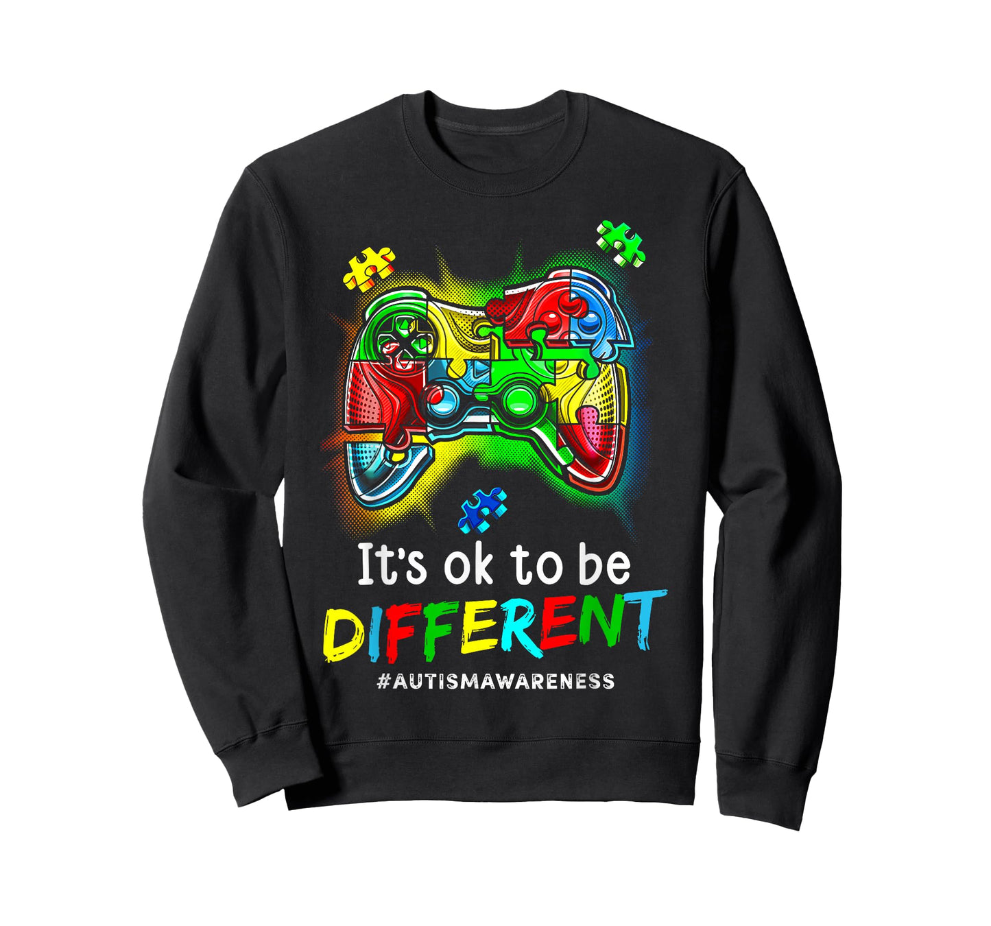 Autism Awareness Men Kids Boys Autism Video Game Month T-Shirt