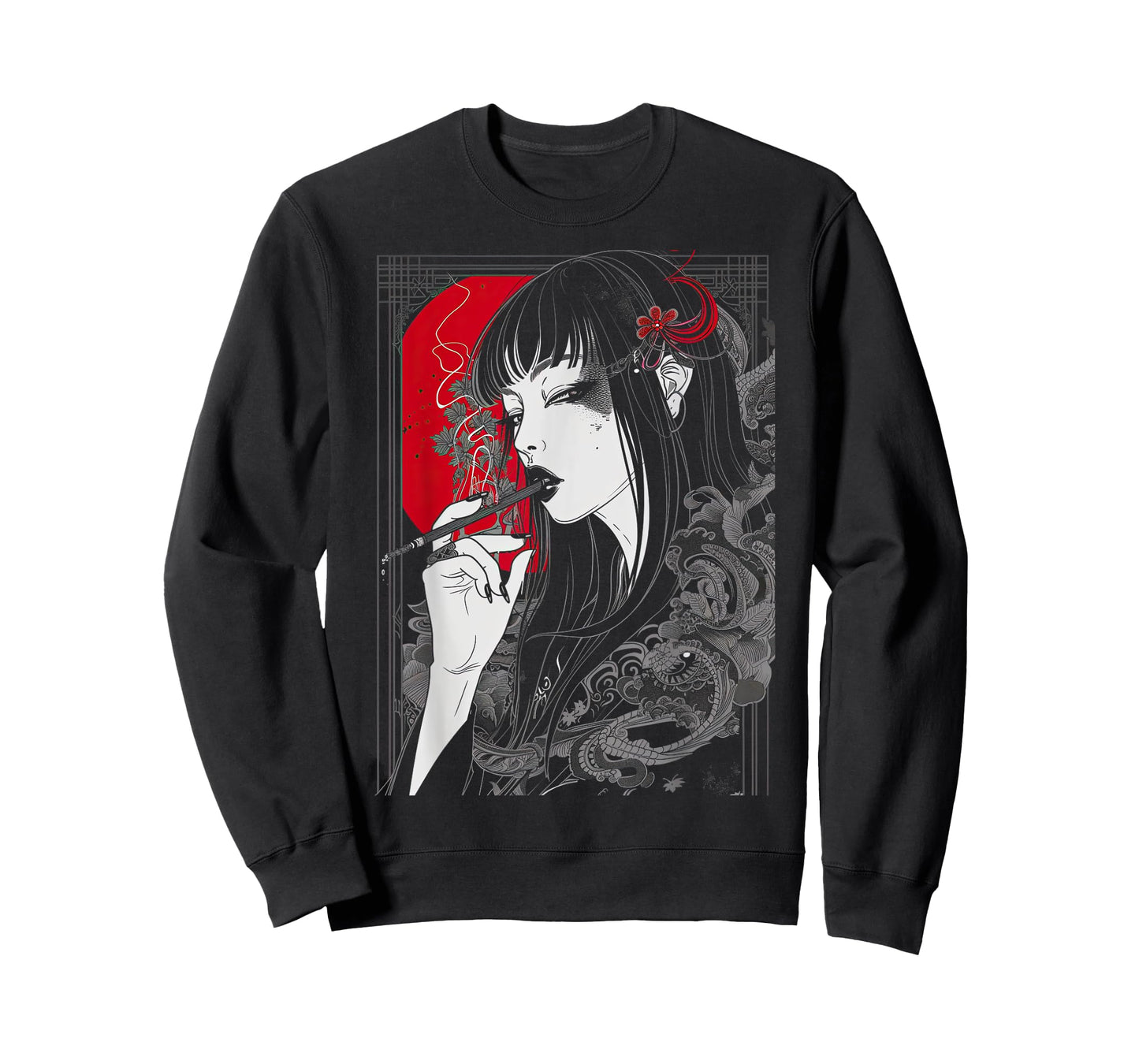 Waifu Anime Horror Girl Aesthetic T-Shirt