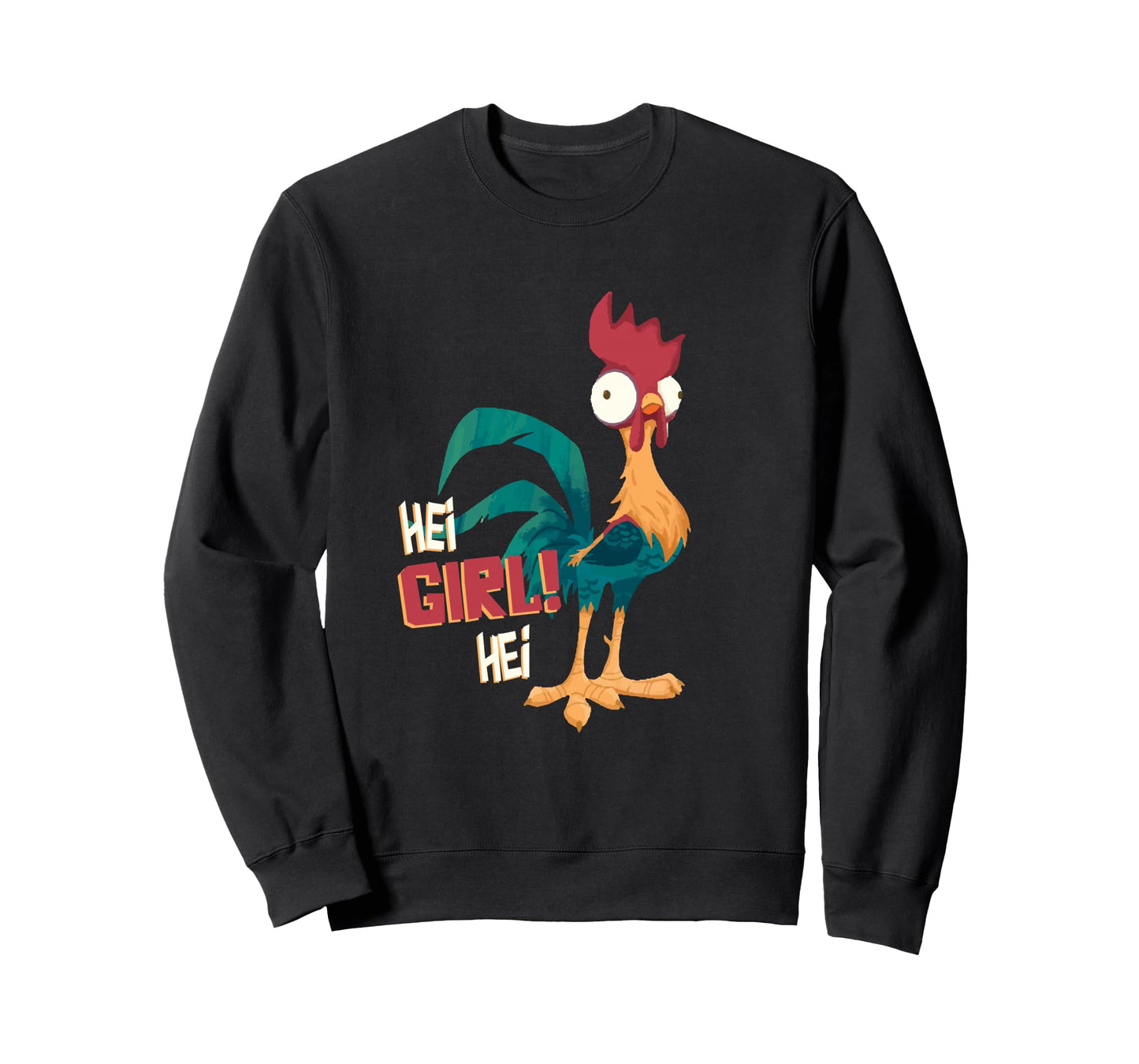 Disney Moana Hei Hei Chicken Hei Girl Hei Long Sleeve T-Shirt