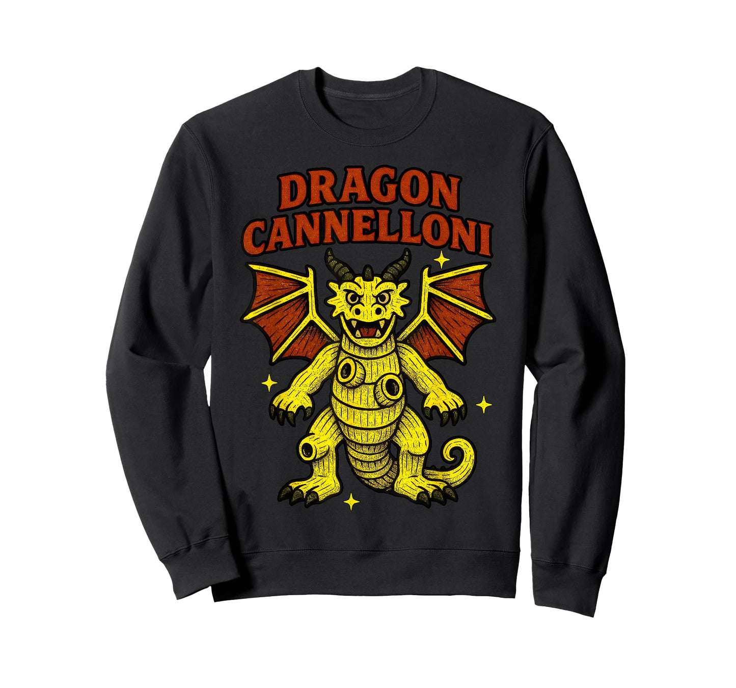 Dragon Cannelloni - Funny Italian Brainrot Pasta Kids Meme T-Shirt