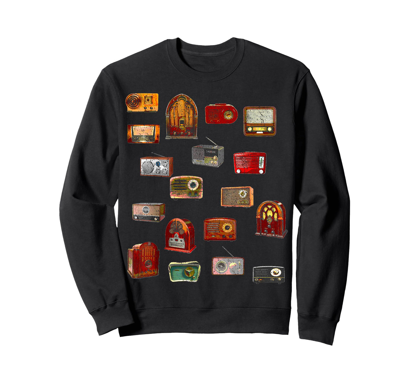 Funny Nerdy Vintage Retro Antique Radio Geek Gift T-Shirt