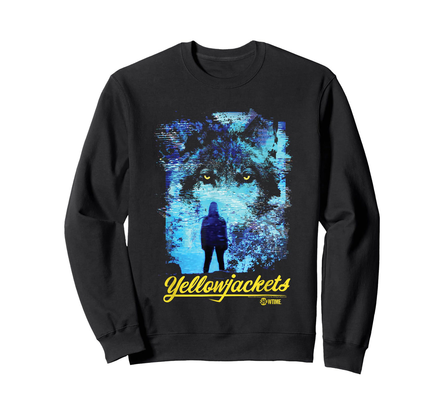 Yellowjackets Distorted Wolf with Logo T-Shirt