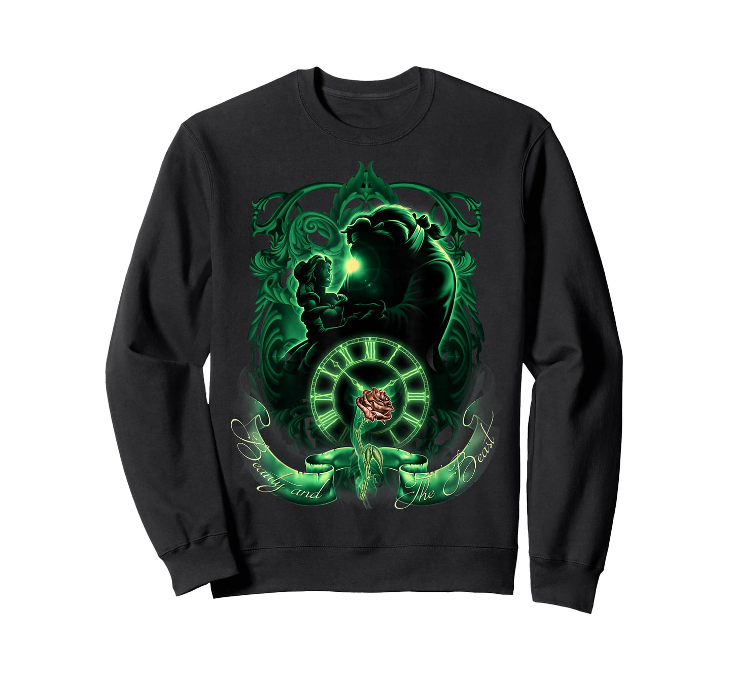 Disney Beauty and the Beast Glow Tale As Old As Time Poster T-Shirt
