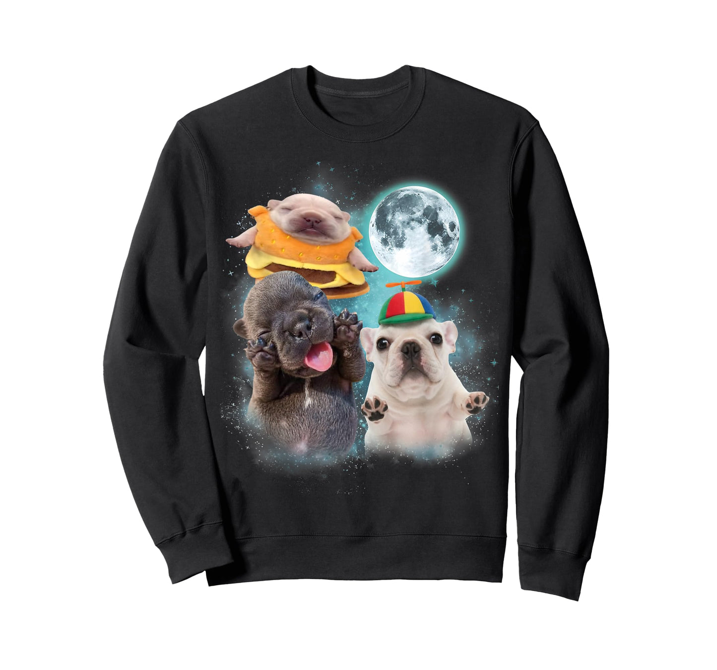 Three Pibble Moon Funny Pibble Meme for Men Women Kids T-Shirt