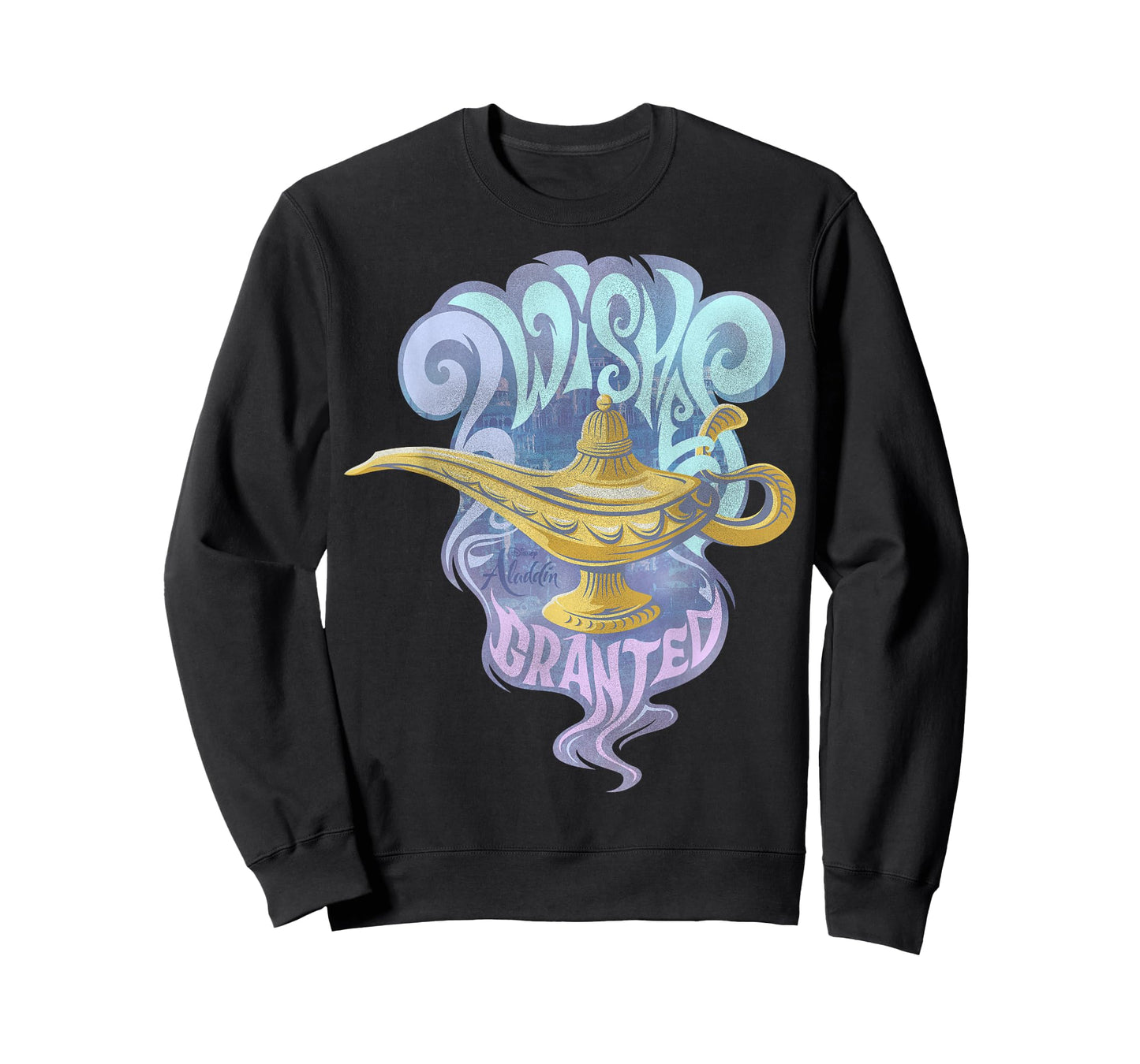 Disney Aladdin Live Action Wishes Granted Genie Lamp T-Shirt