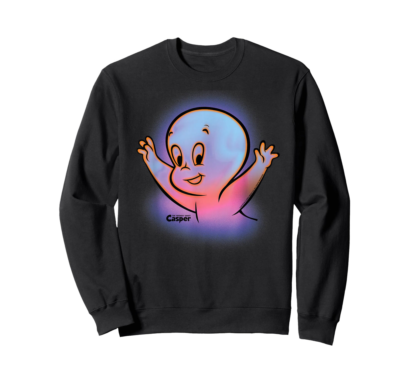 Casper the Friendly Ghost Halloween Retro Glow T-Shirt