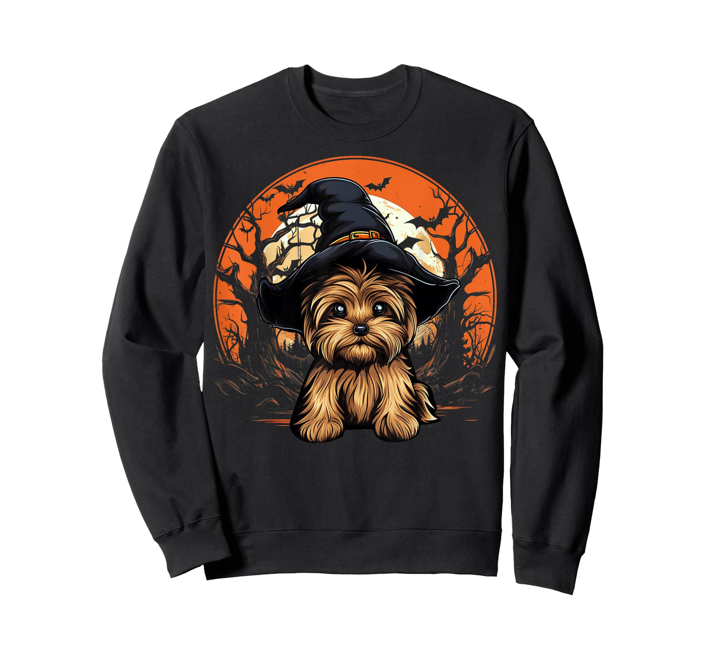 Yorkshire Terrier Dog Lover Halloween Spooky Ghost Costume T-Shirt