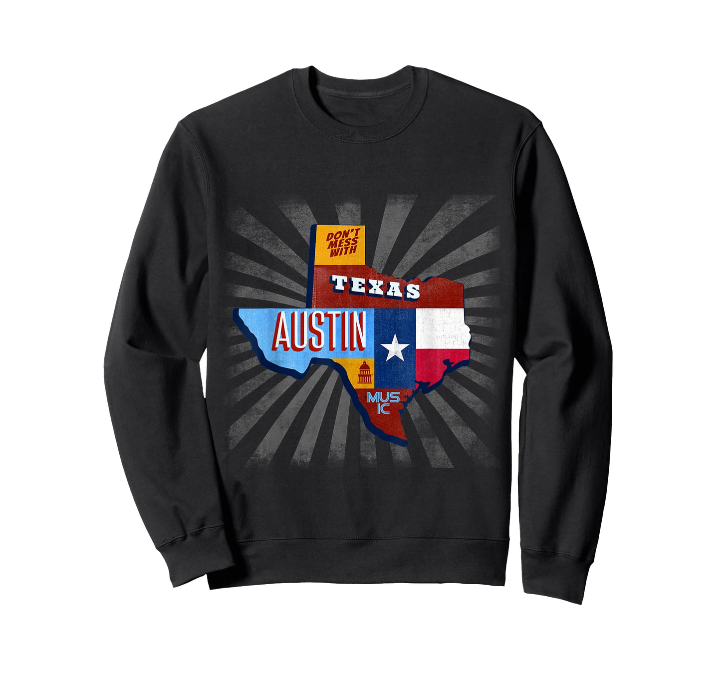 Texas Funny Music Festival Don't Mess with Austin T-Shirt