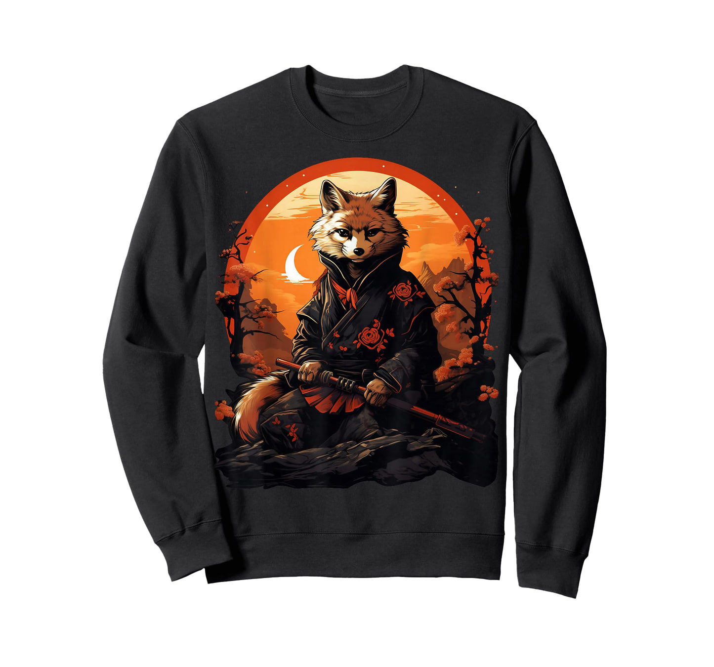 Japanese Kawaii Fox Warrior Ninja martial arts Fox T-Shirt