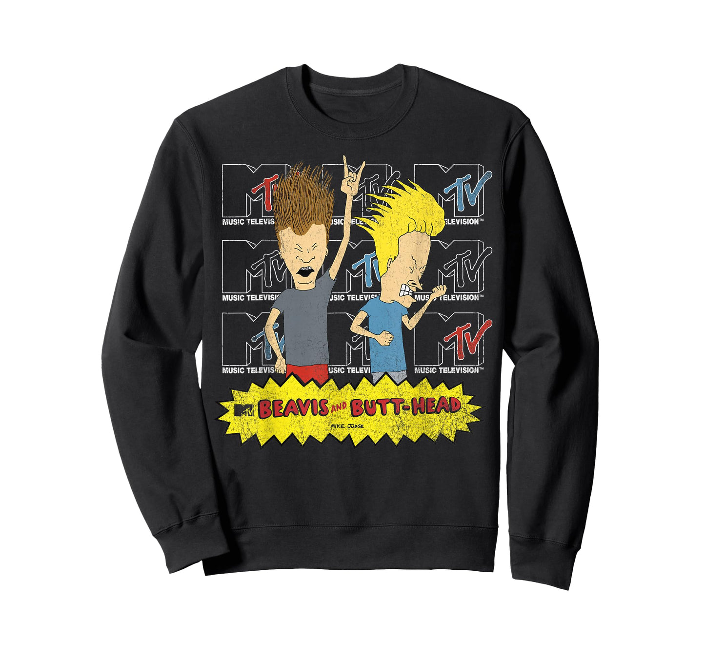 MTV Beavis and Butt-Head Rock Out Logos T-Shirt