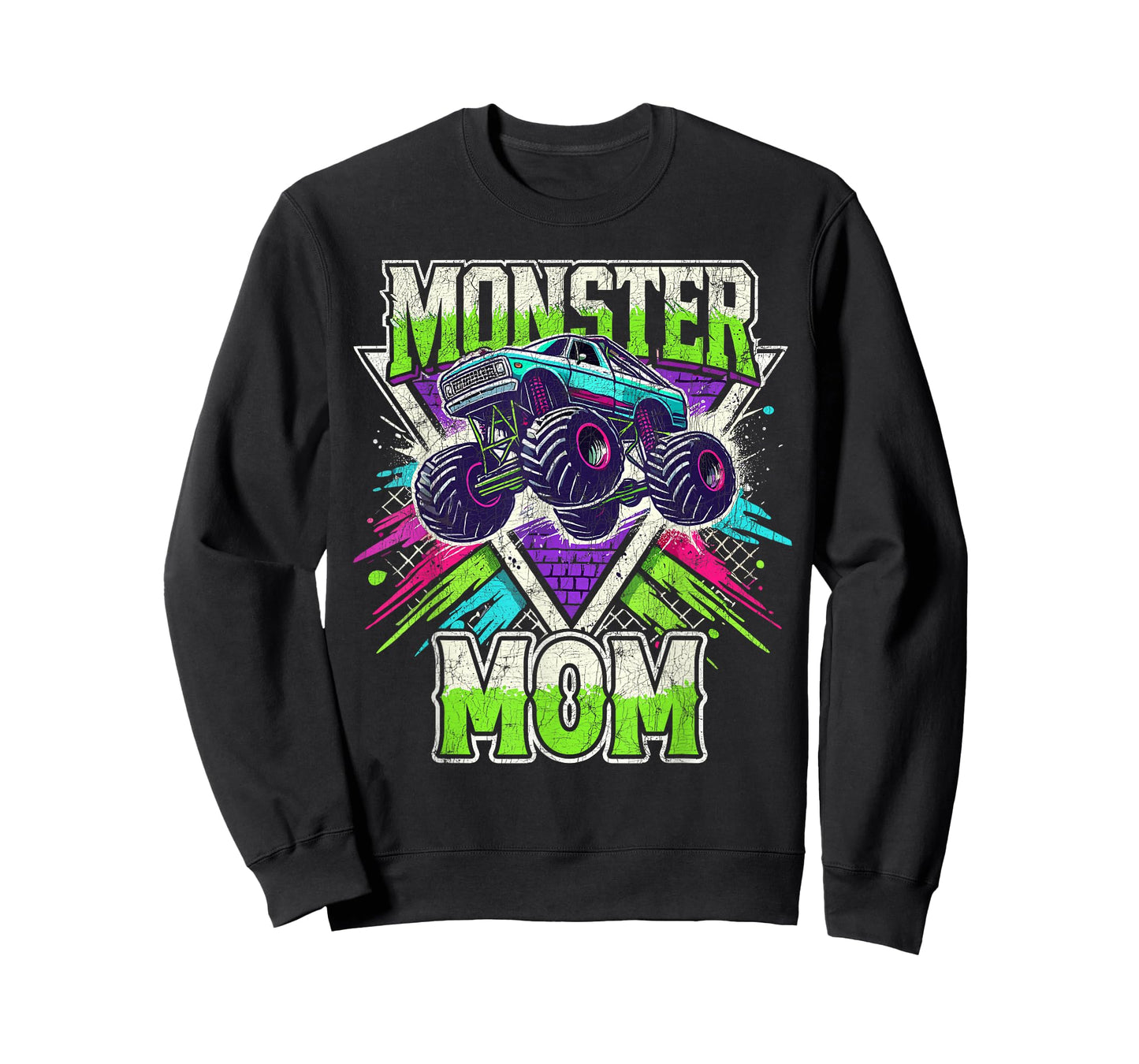 Matching Monster Truck Costume, Jam Birthday Monster Mom T-Shirt