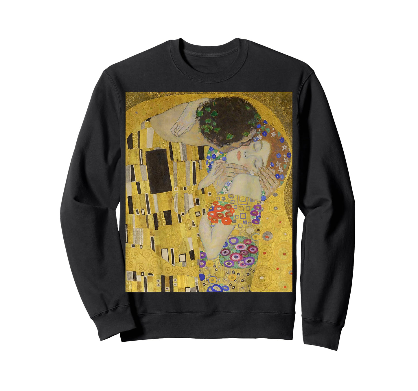 The Kiss or Lovers by Gustav Klimt T Shirt T-Shirt