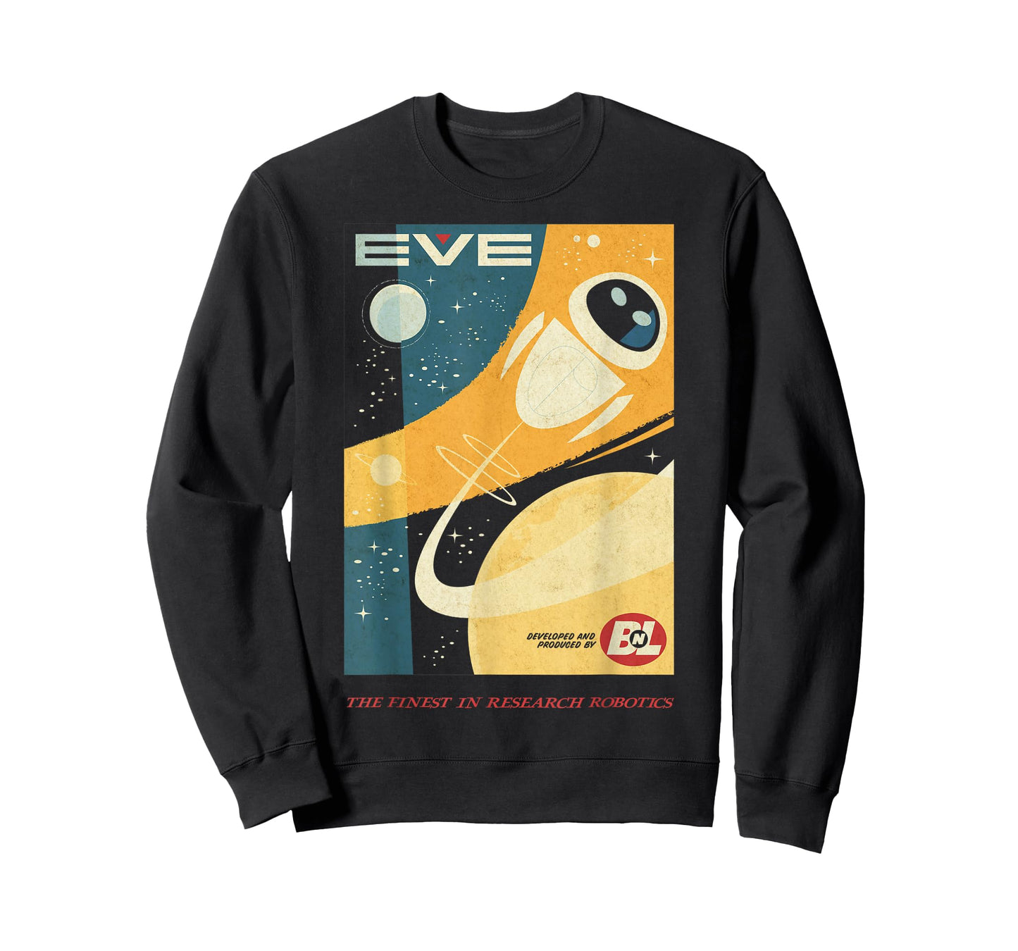 Disney Pixar Wall-E Eve Finest in Research Robotics Poster T-Shirt