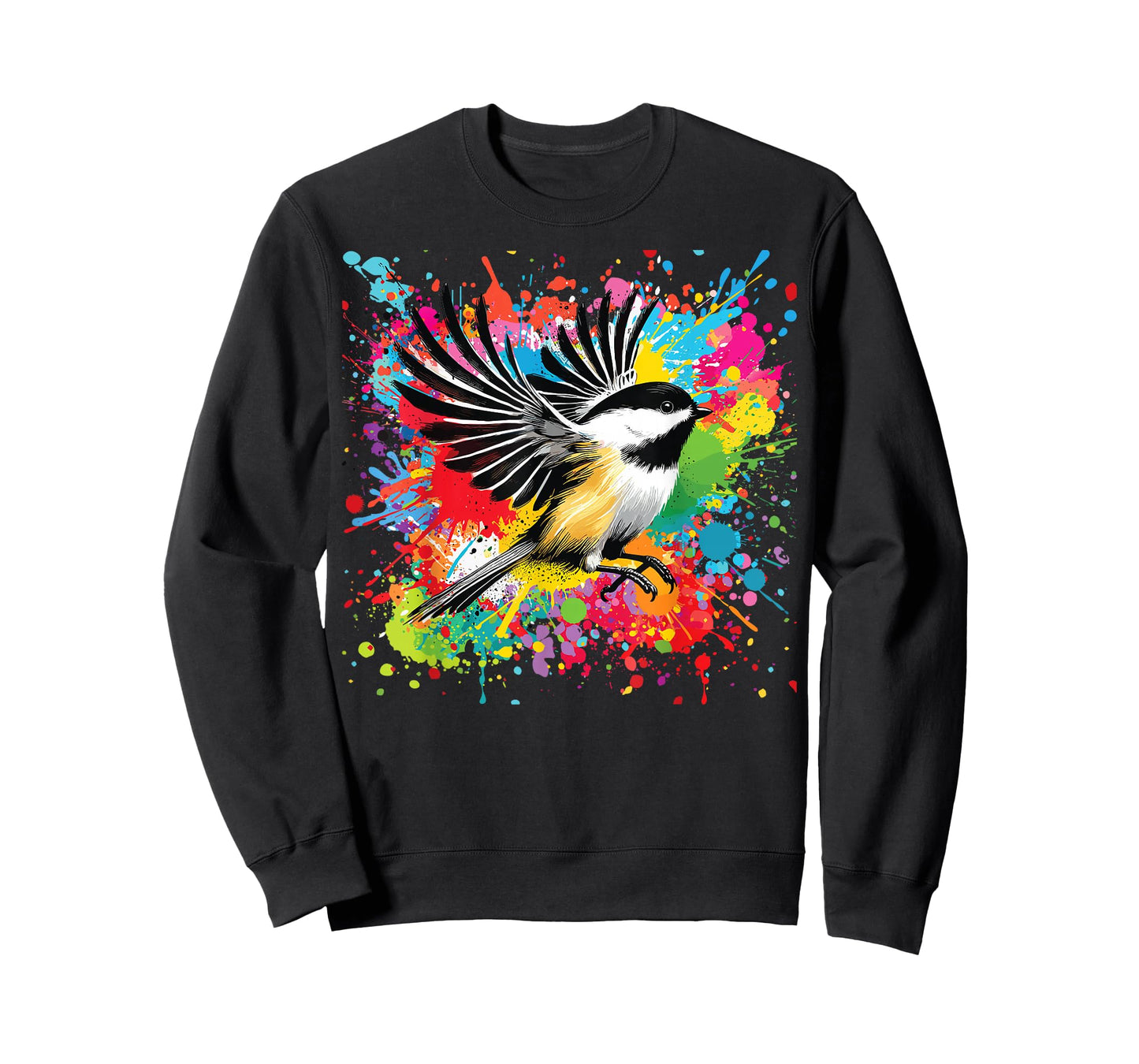 Chickadee Bird Illustration, Chickadee T-Shirt