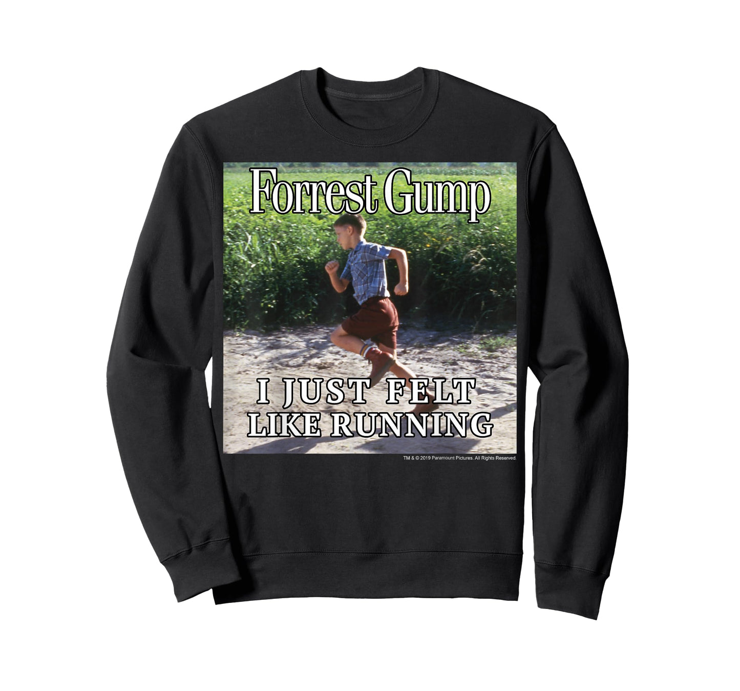 Forrest Gump Just Felt Like Running Photo Panel T-Shirt
