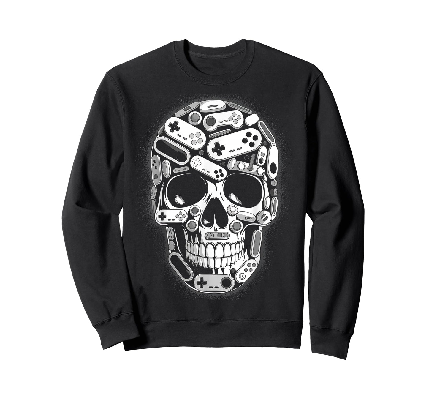 Halloween Skeleton Skull Gamer Boys Men Controller Gaming T-Shirt