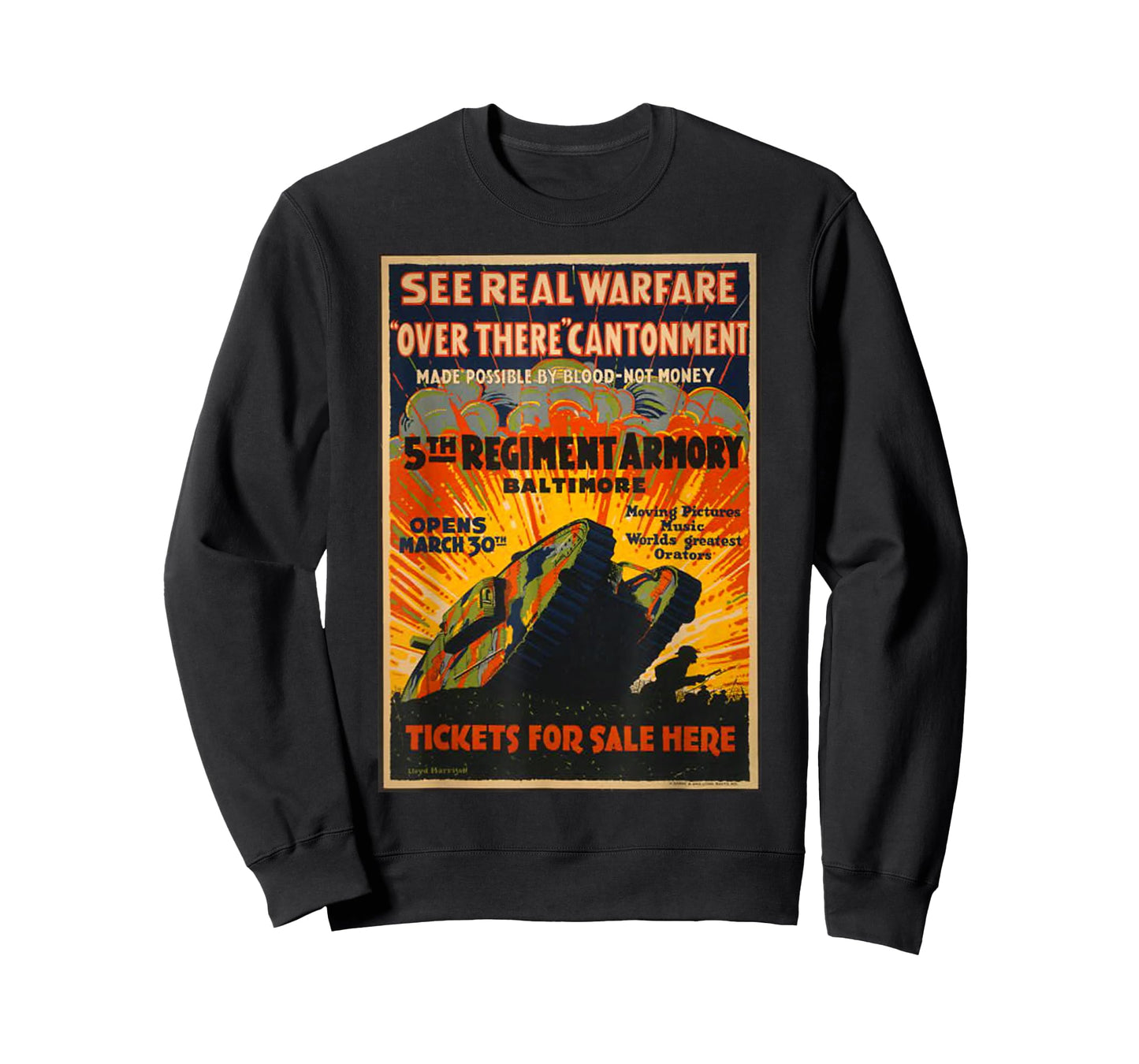 Vintage WW1 T-Shirt WWI Retro Poster World War Advertising T-Shirt