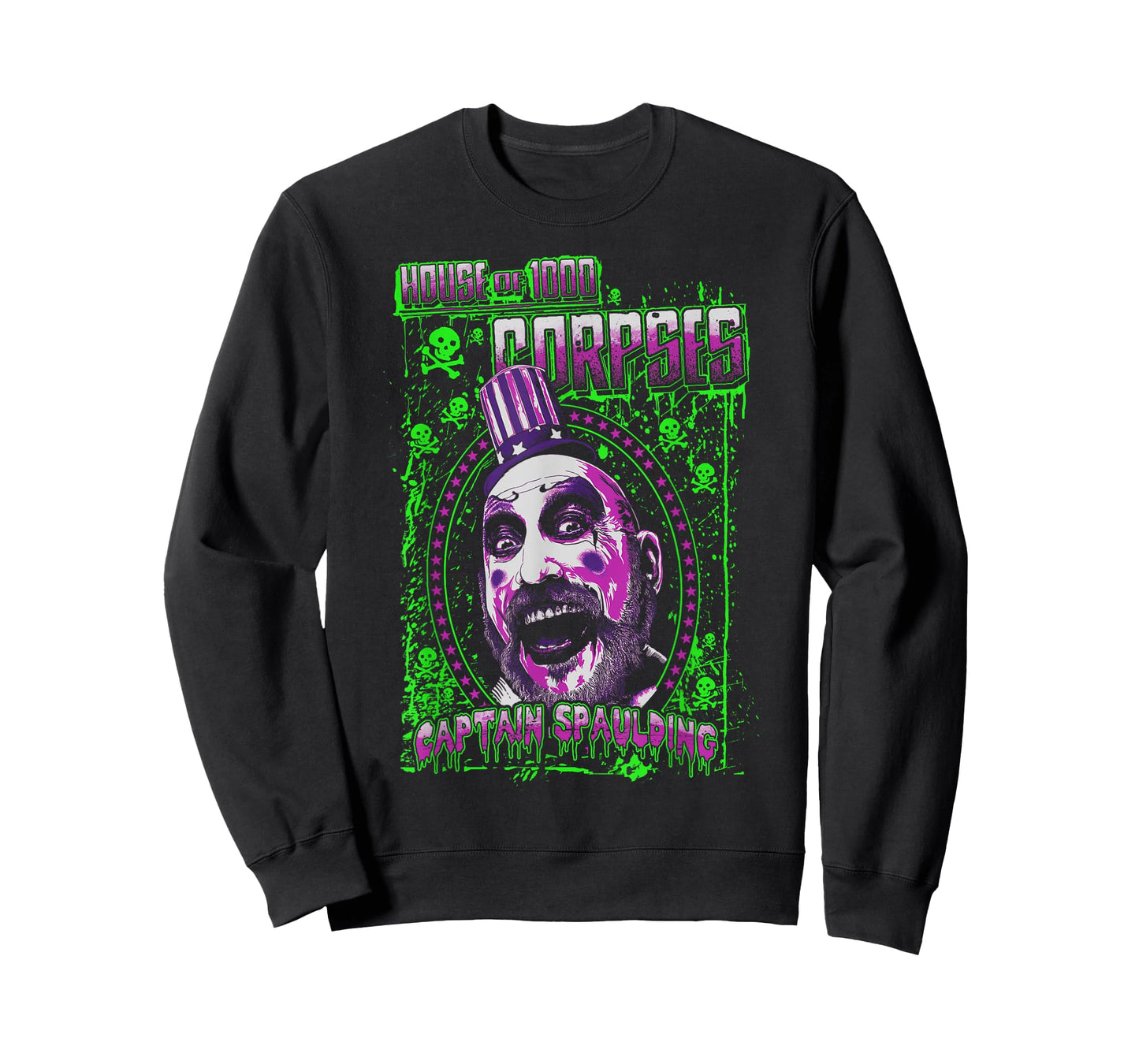 Rob Zombie – Captain Spaulding Green Splatter T-Shirt