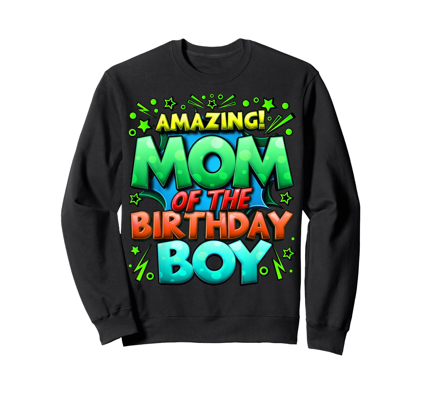 Mom of the Birthday Boy Matching Family Mommy T-Shirt